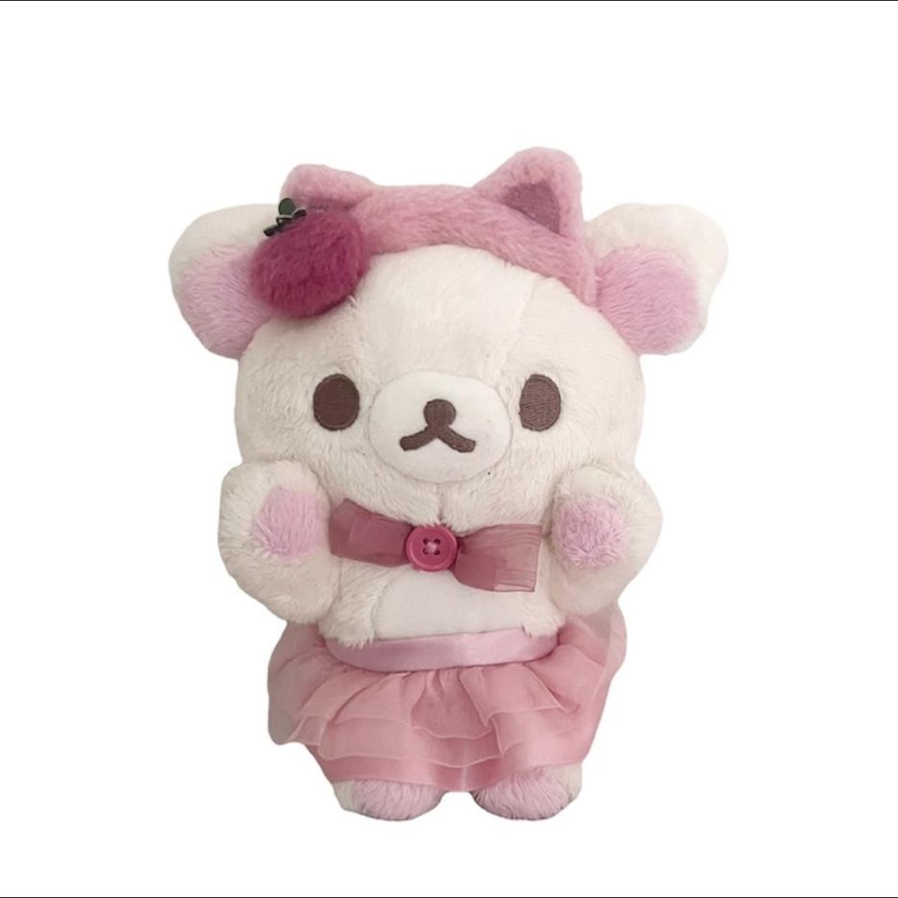 2021 Korilakkuma Strawberry Cat Plush 🍓 Height:... - Depop