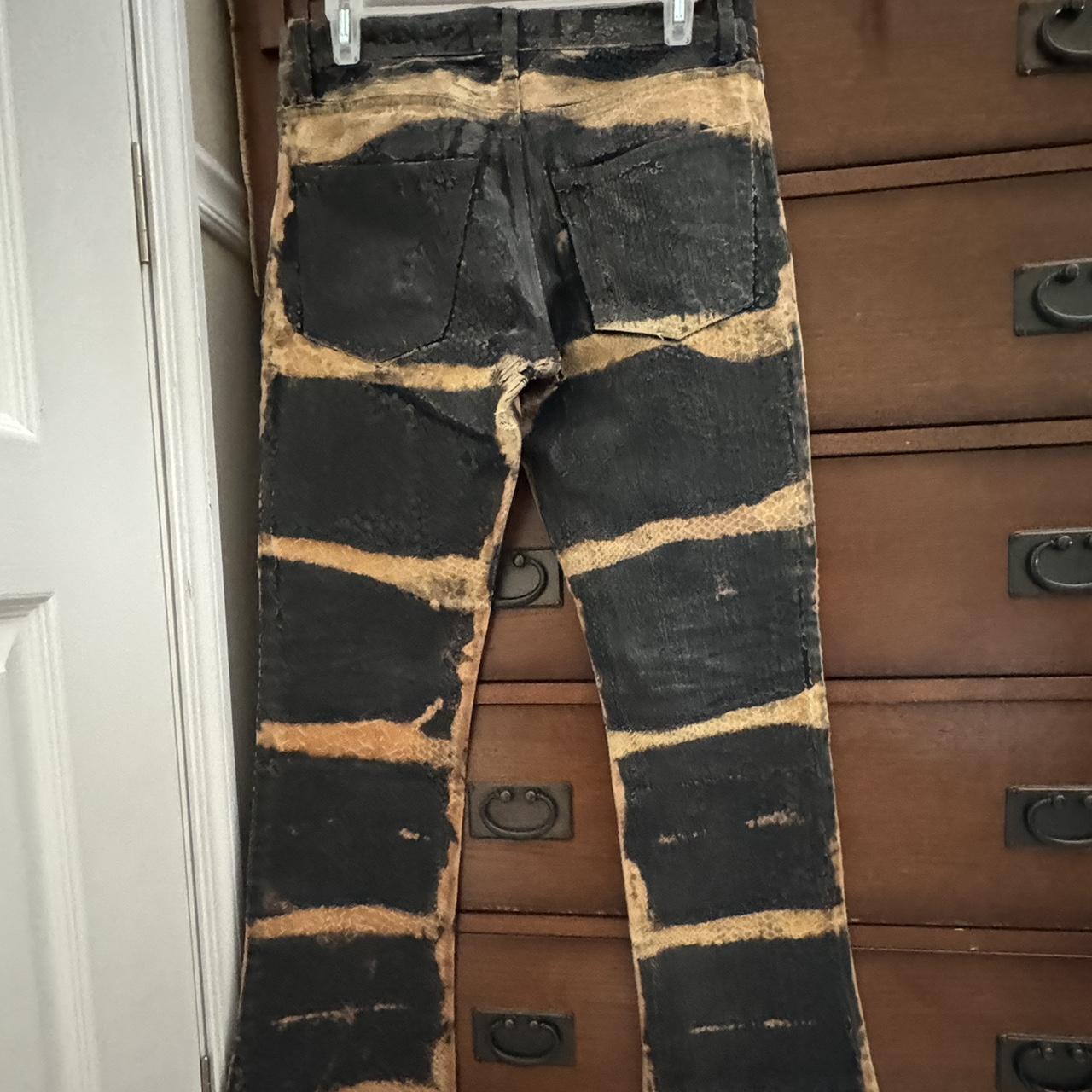 トップス if six was nine snake flower tops 0 If Six Was Nine Anaconda Jeans Bootcut jeans with | Depop