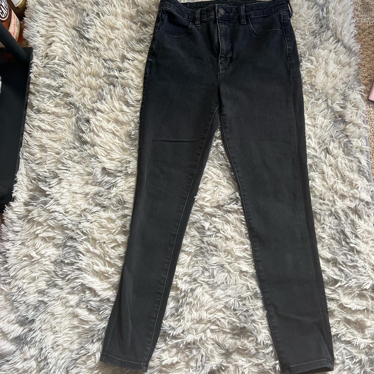 American Eagle Women's Black Jeans | Depop