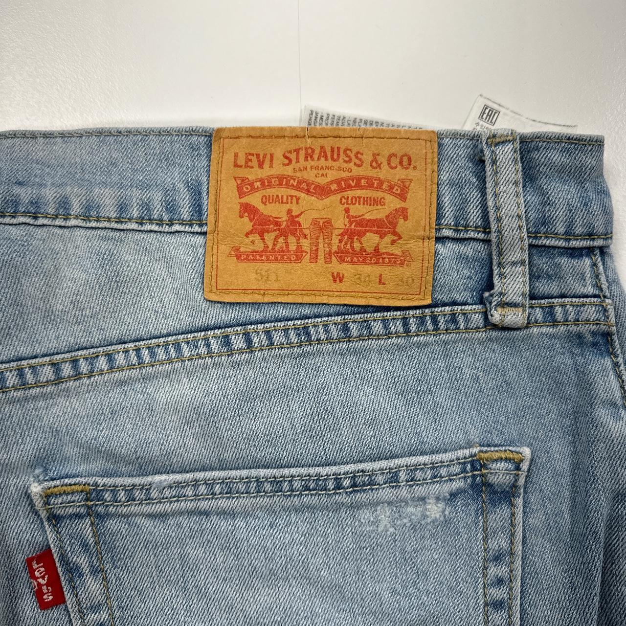 Levi men’s 511 jeans W34 L30 Light blue, will need a... - Depop