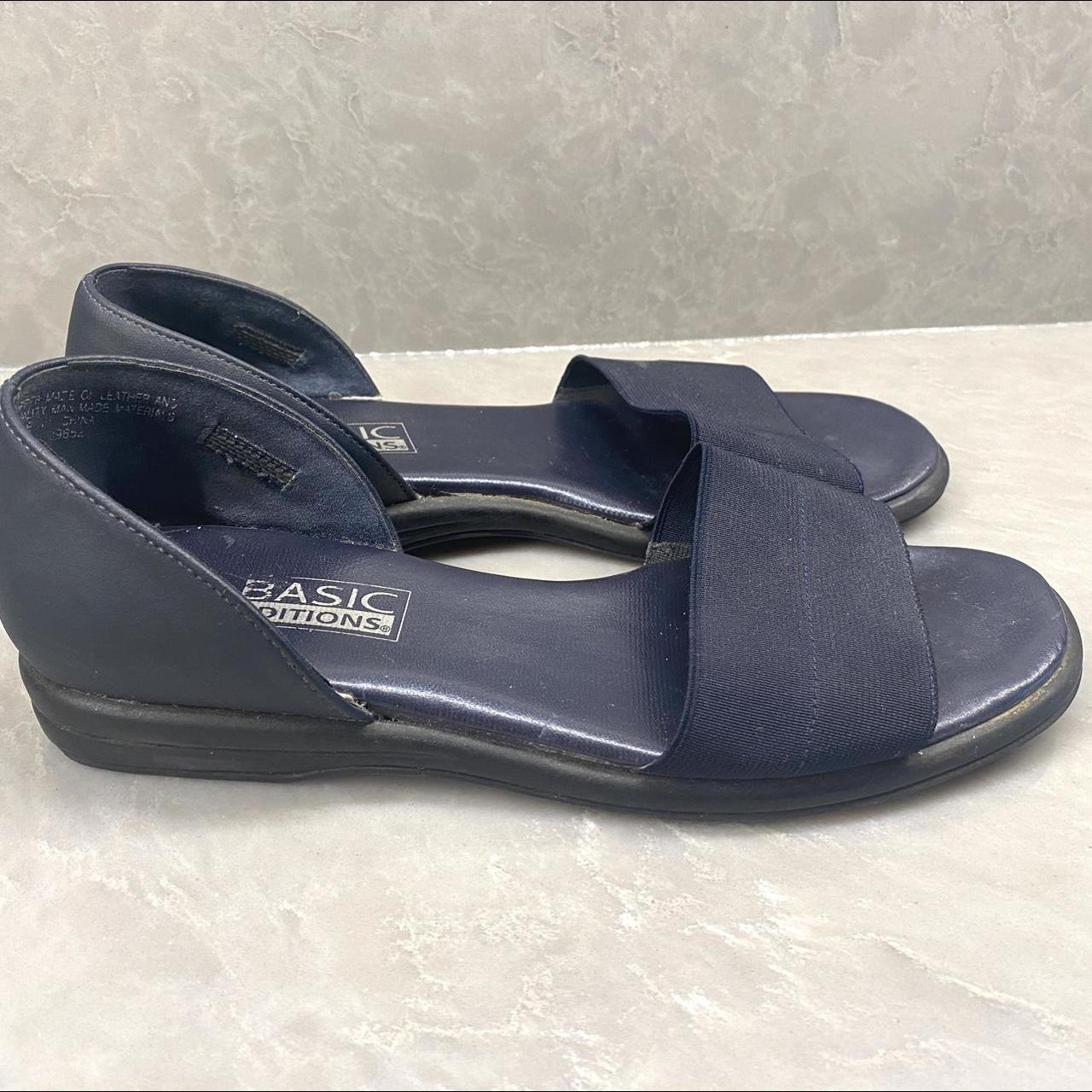 Basic Editions Wedge Slip on Ladies Walking Dress Shoes Sz 8 Wide Ecru New  | Walking dress, Flat shoes women, Dress shoes