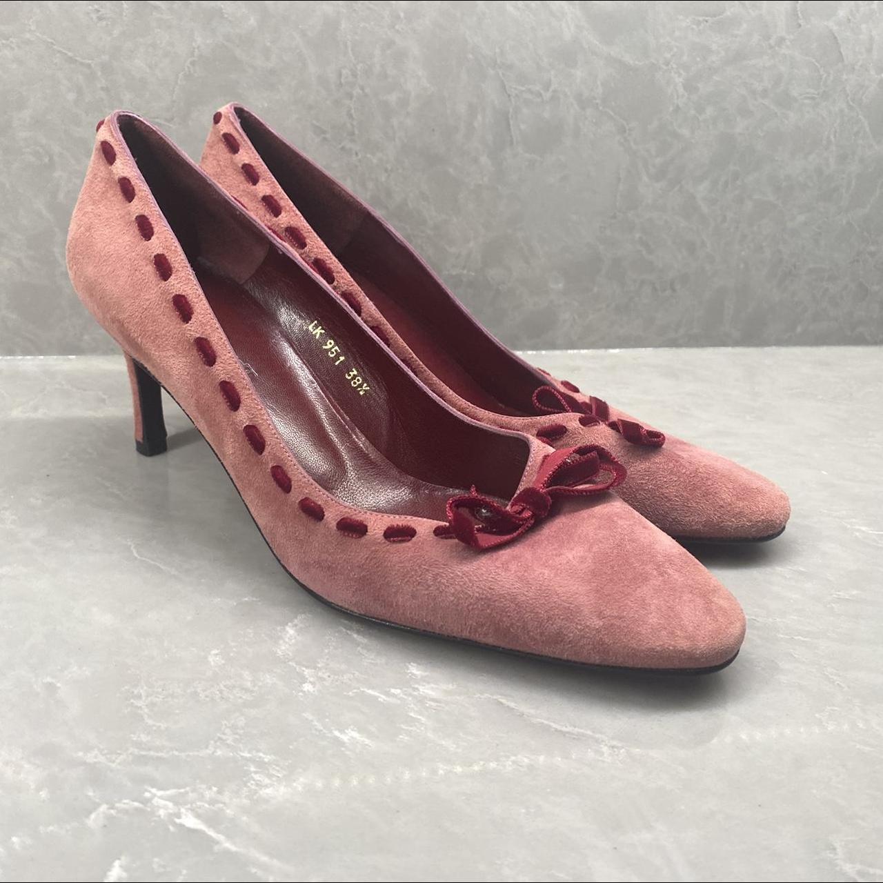 Lk bennett pink suede on sale shoes