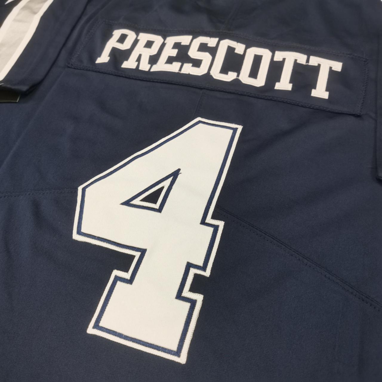 Dallas Cowboys Dak Prescott Jersey Black Blue and - Depop