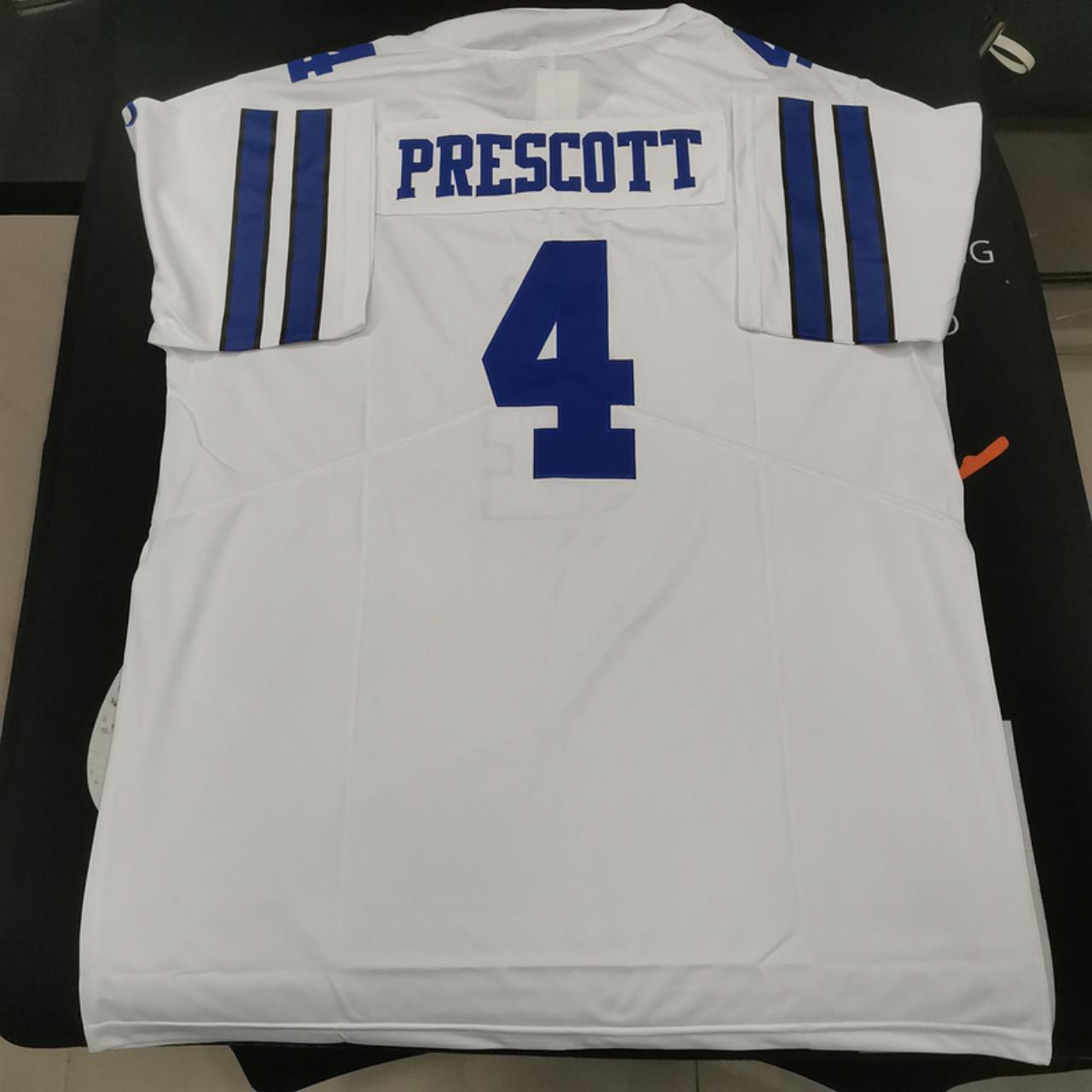 JS1673 #4 Dak Prescott Dallas Cowboys Vapor - Depop