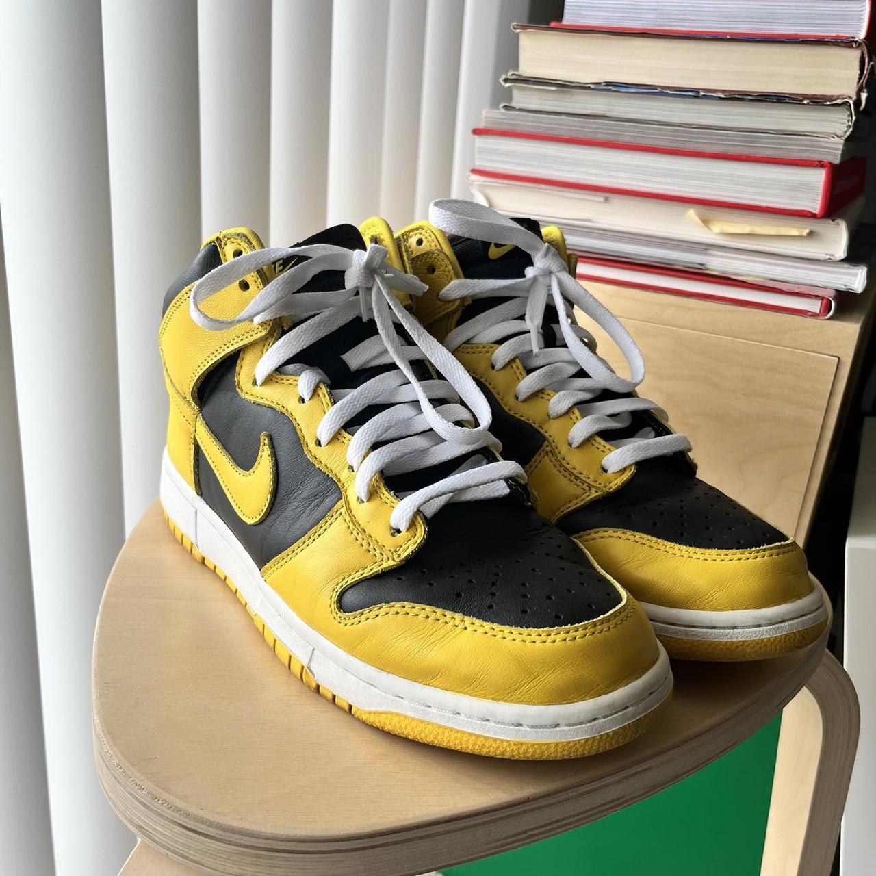 Nike Dunk High SP Maize “Iowa” in Men's size 9.5. - Depop