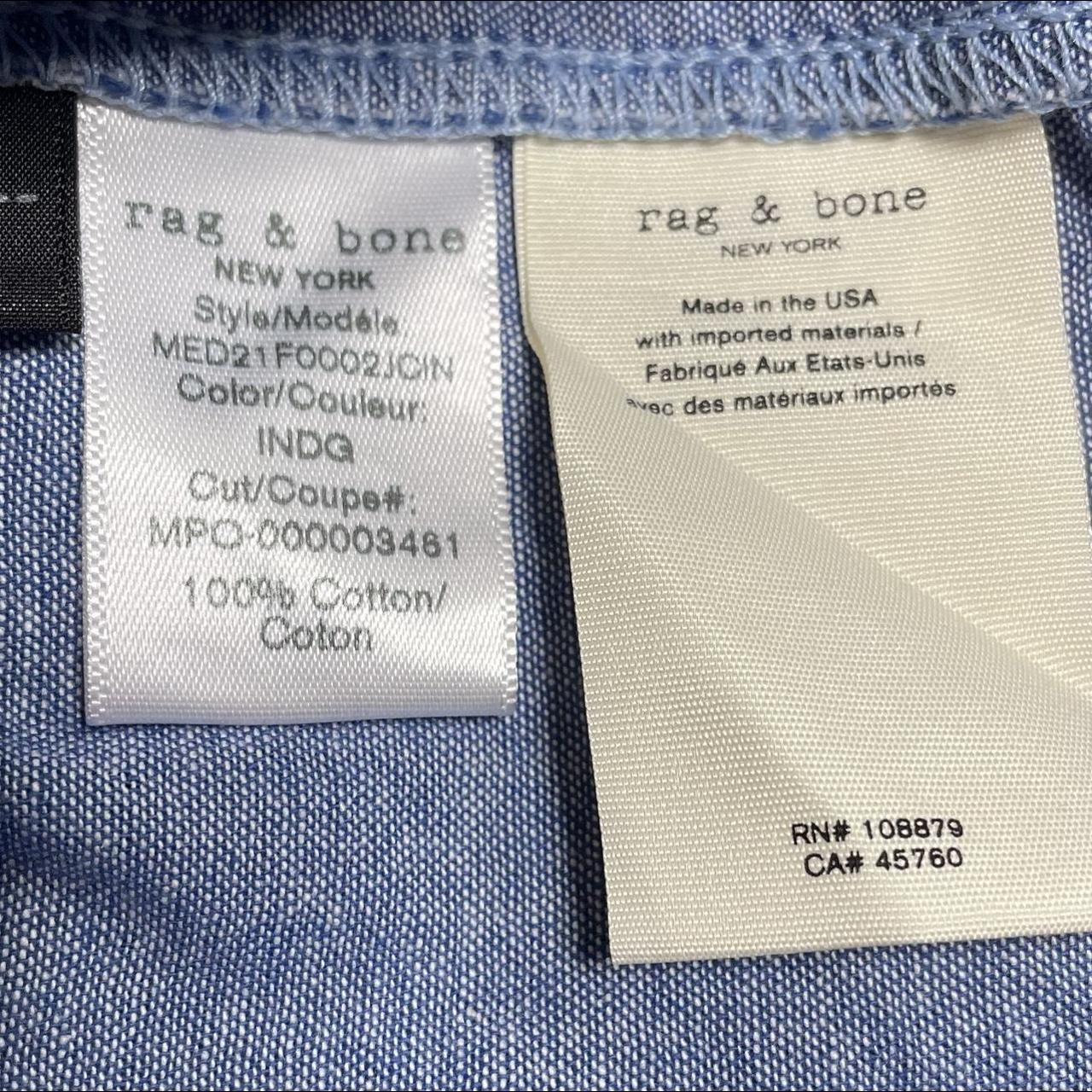 Rag and bone store rn 108879 shirt