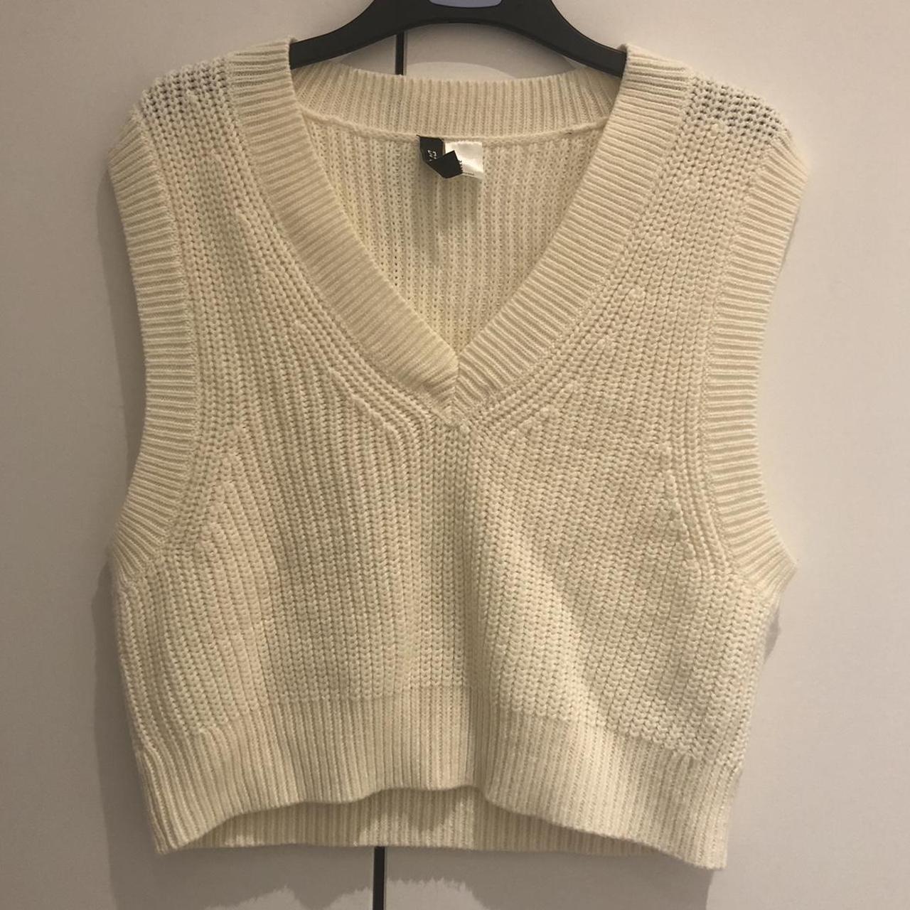 Knit vest Only worn a handful of times so perfect... - Depop