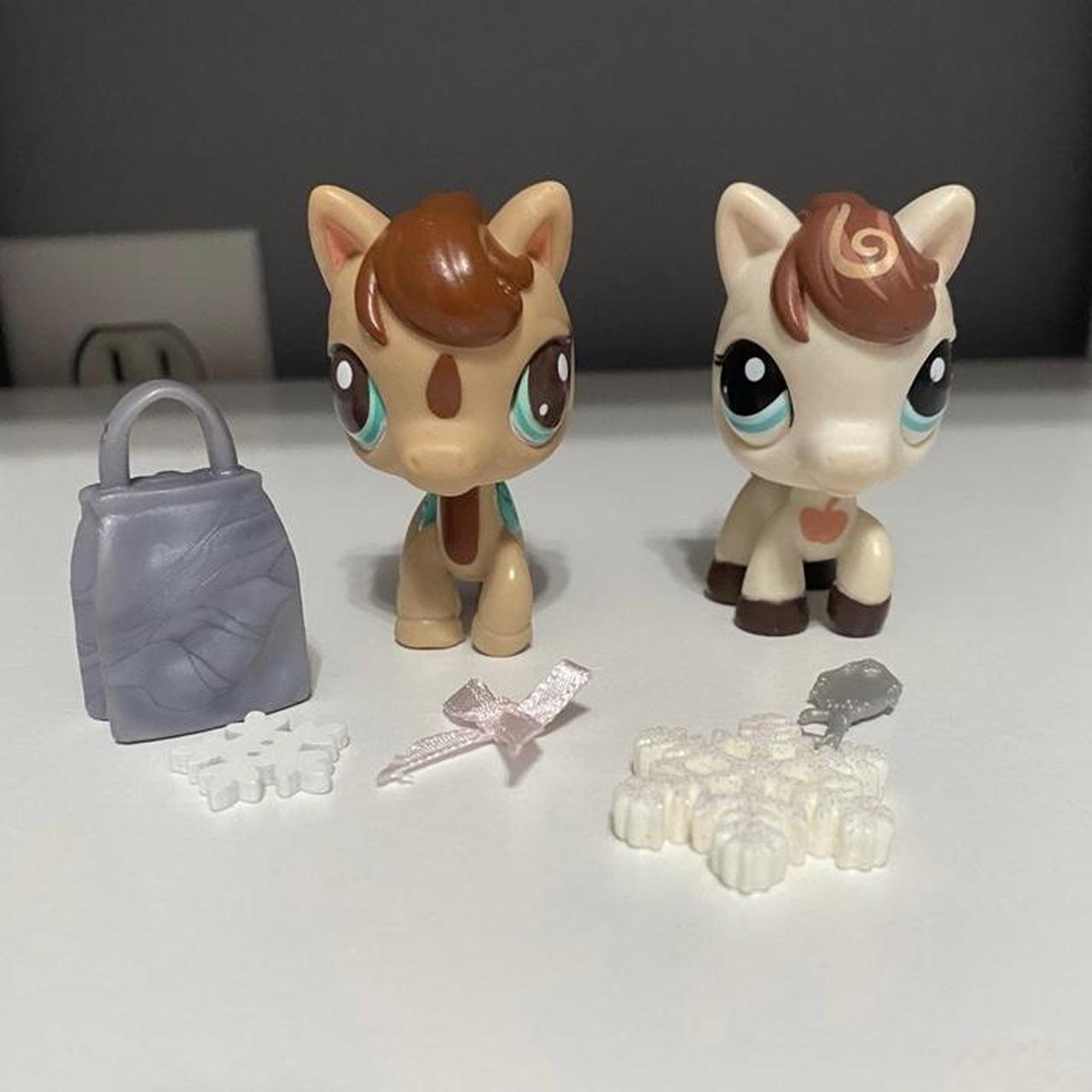 Littlest Pet Shop horse #1616 and #2666, comes