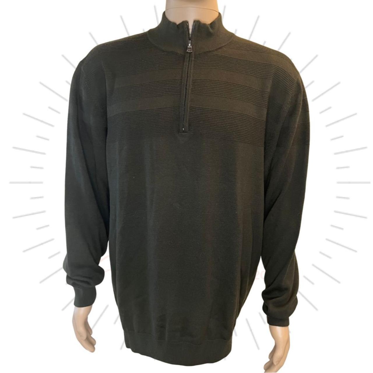 Cutter & Buck Men's Green Jumper Depop