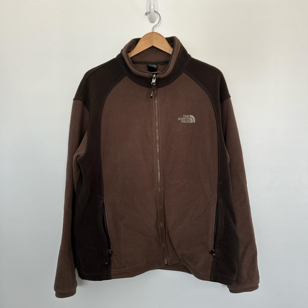 Vintage Brown The Northface Size Tag faded but fits... - Depop