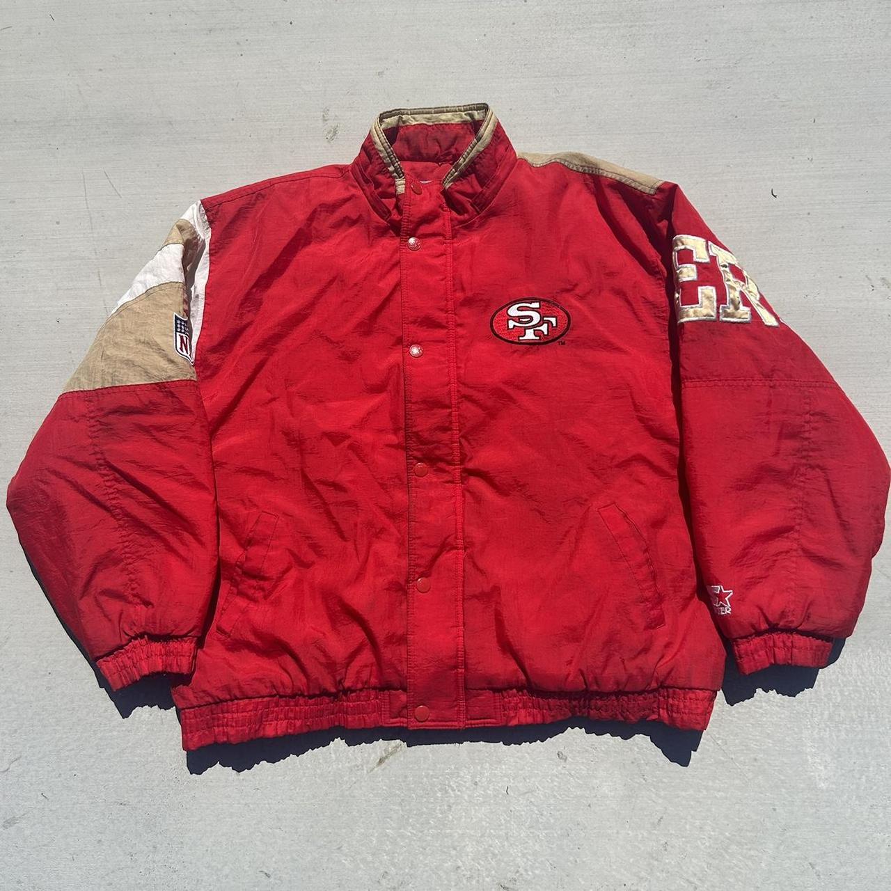 San Francisco 49ers Starter Jacket. Size XL. Classic - Depop