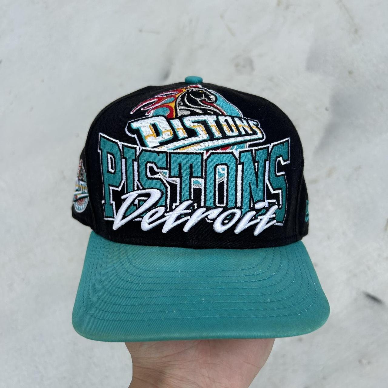 Vintage Detroit Pistons Hat Size one size Flaws... Depop