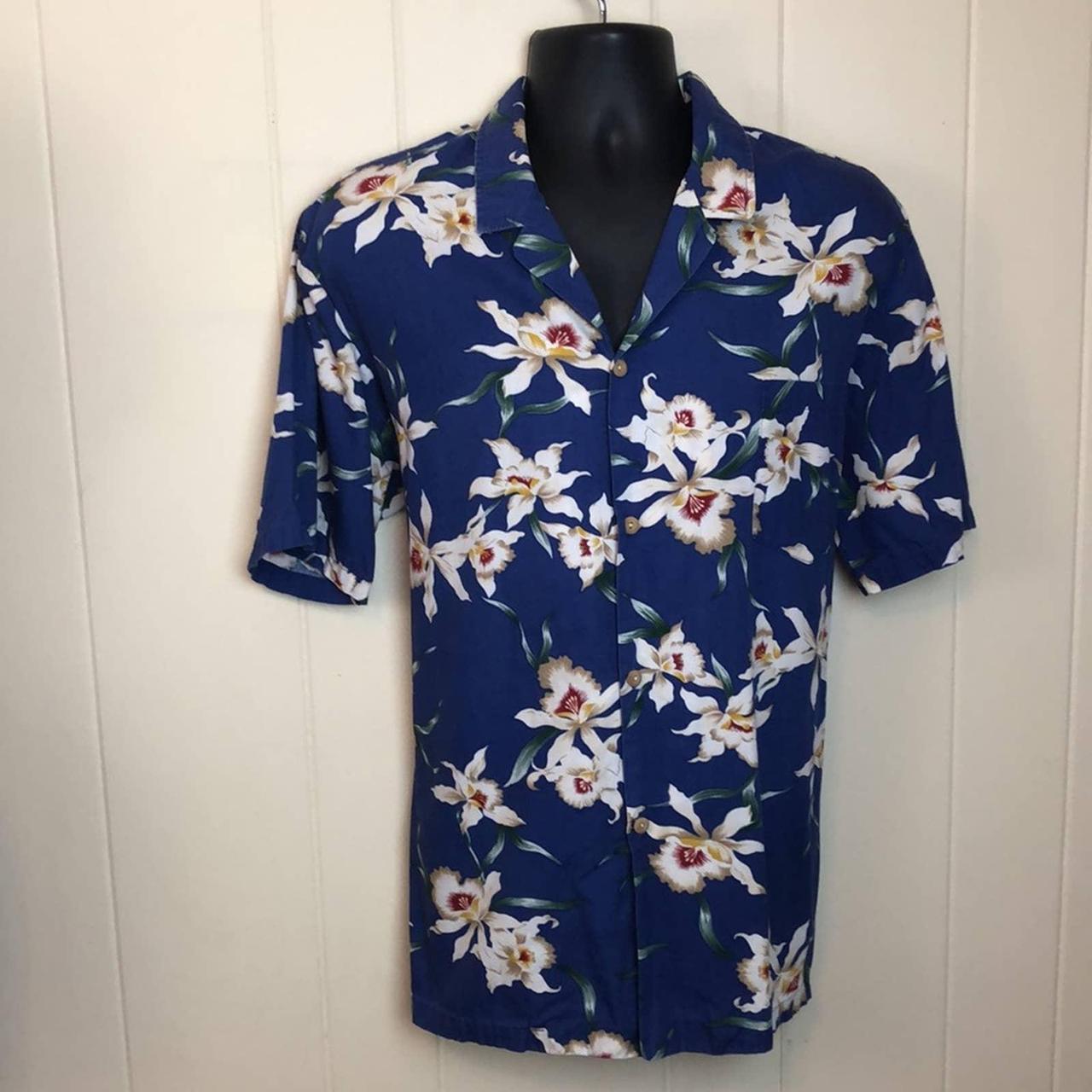 Vintage 70s 80s Mens Hawaiian Shirt XL Tropical... - Depop