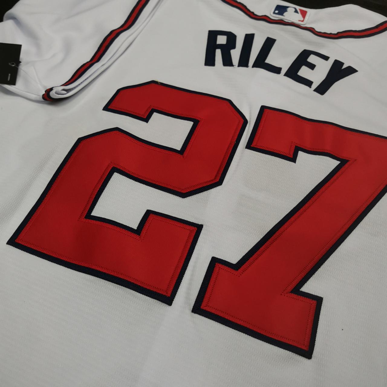 Austin Riley Atlanta Braves #27 Jersey - White