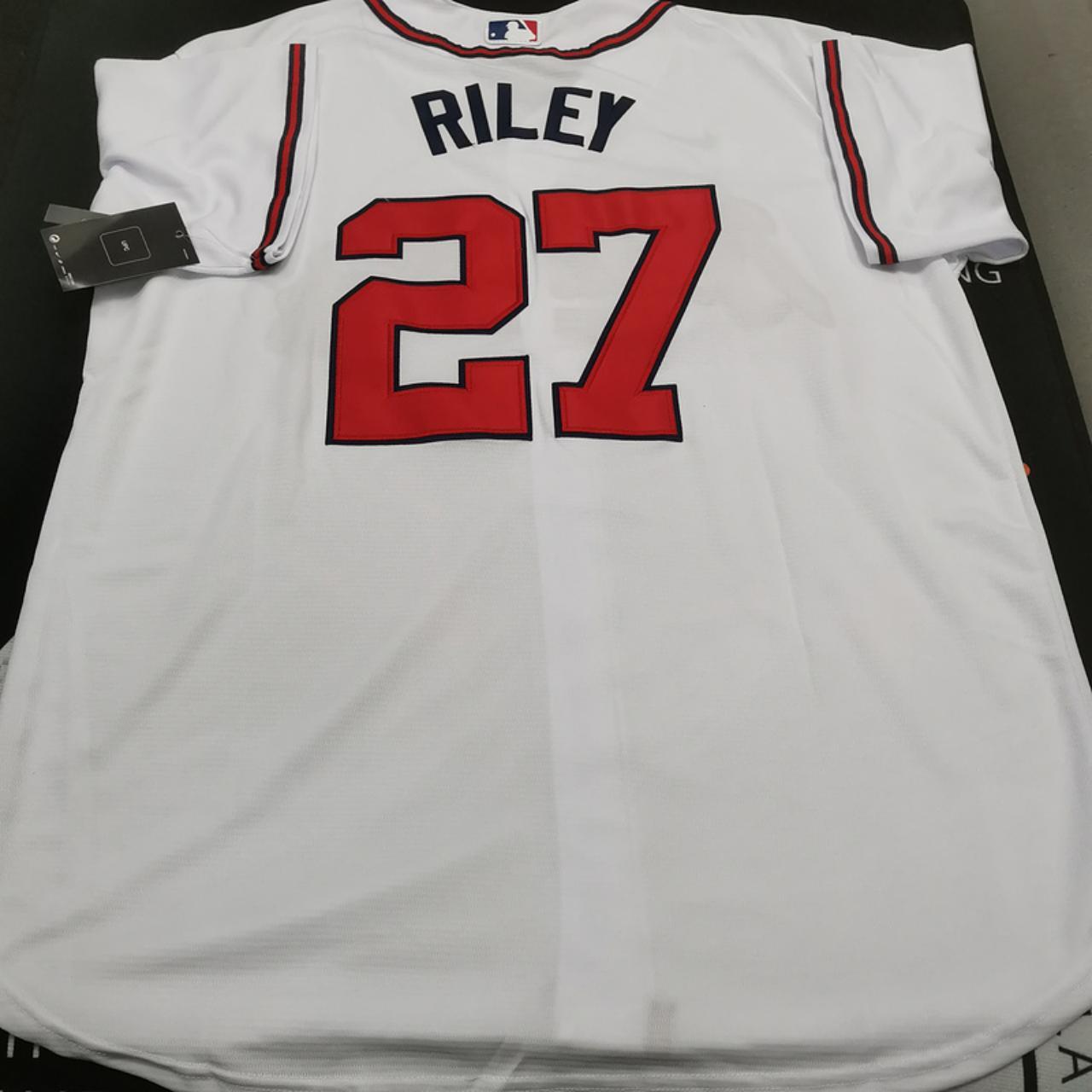 Top-selling Item] Austin Riley 27 Atlanta Braves Home Player Men - White