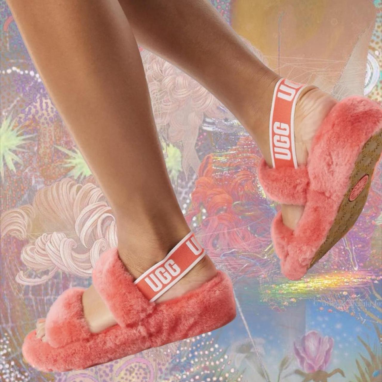 Ugg discount slides coral