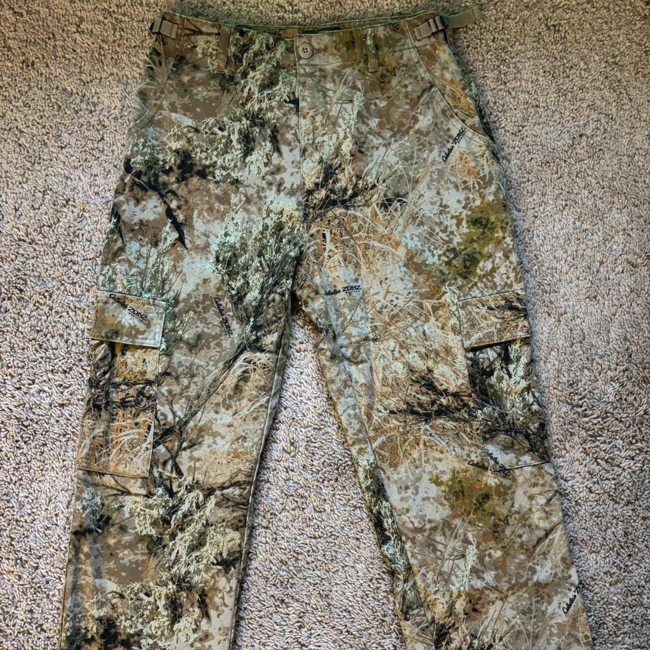cabela’s outdoor gear camouflage hunting pants size... Depop