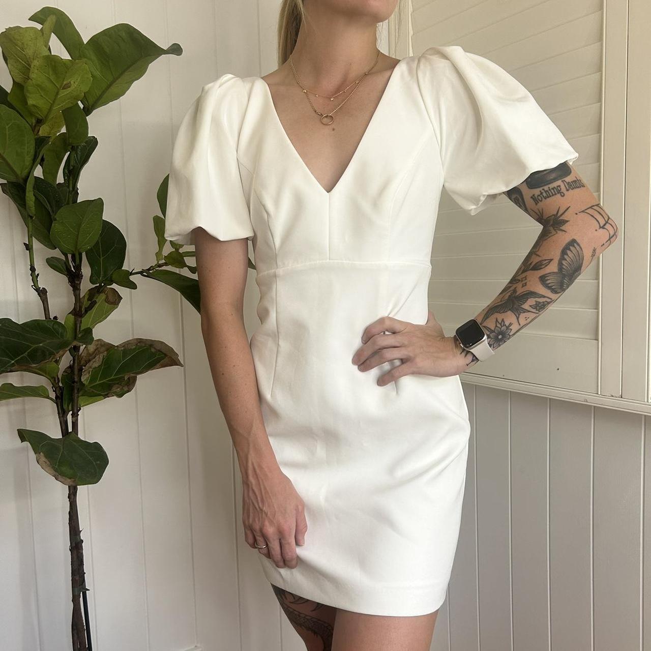 Forever New Women's White Dress | Depop
