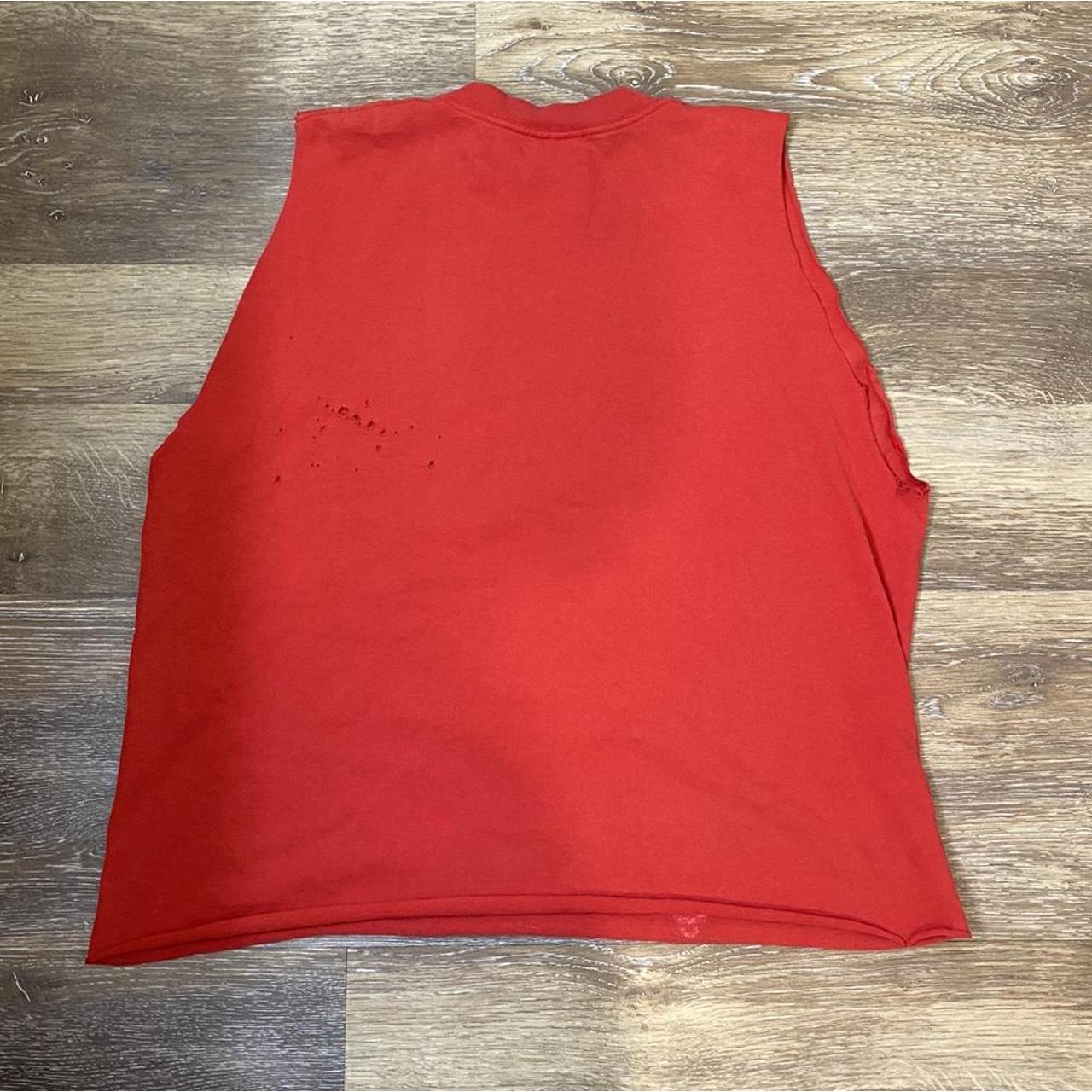 Men's Red and Green Tshirt Depop