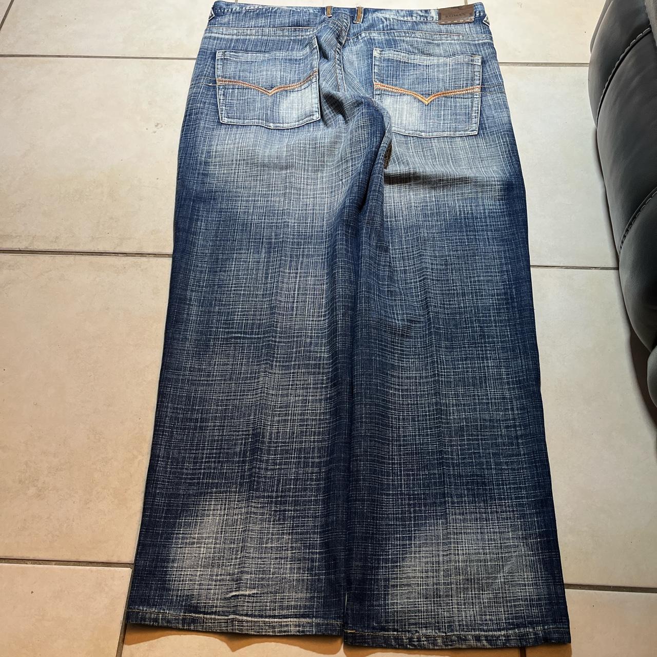 Vintage Koman Men Blue Denim Jeans Check the wash... Depop