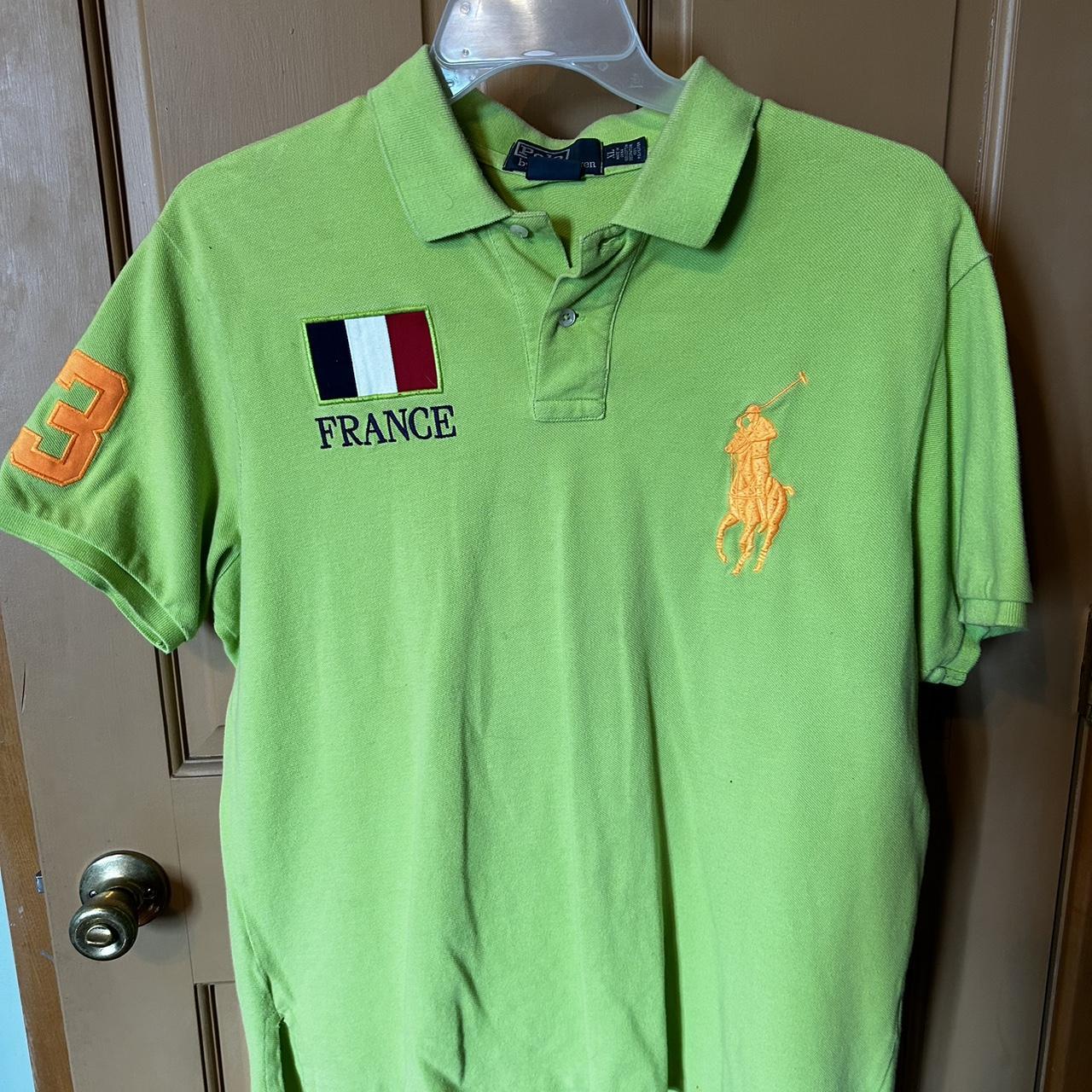 sammensnøret månedlige falsk Polo Ralph Lauren Men's Green T-shirt | Depop
