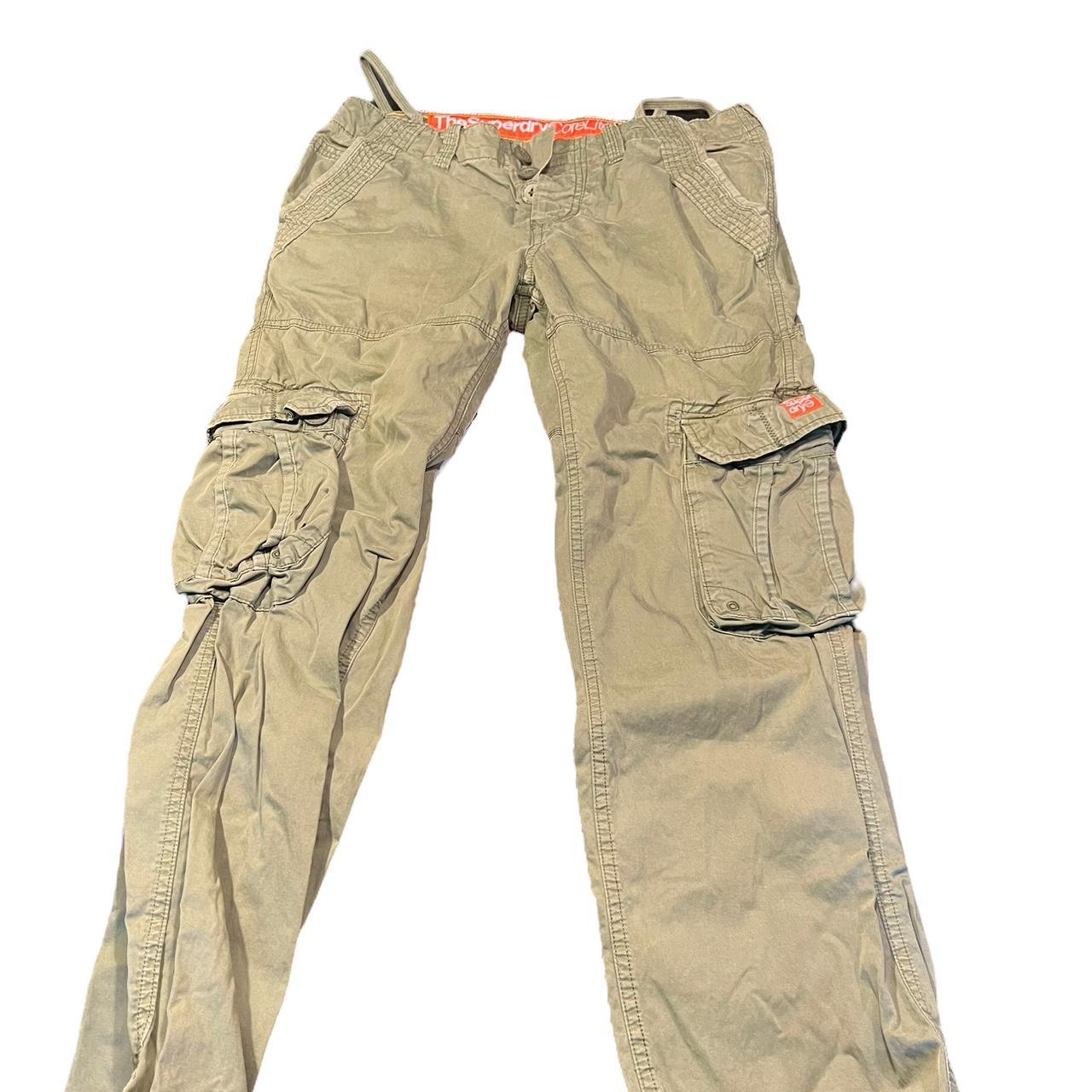 Buy Green Trousers & Pants for Men by SUPERDRY Online | Ajio.com
