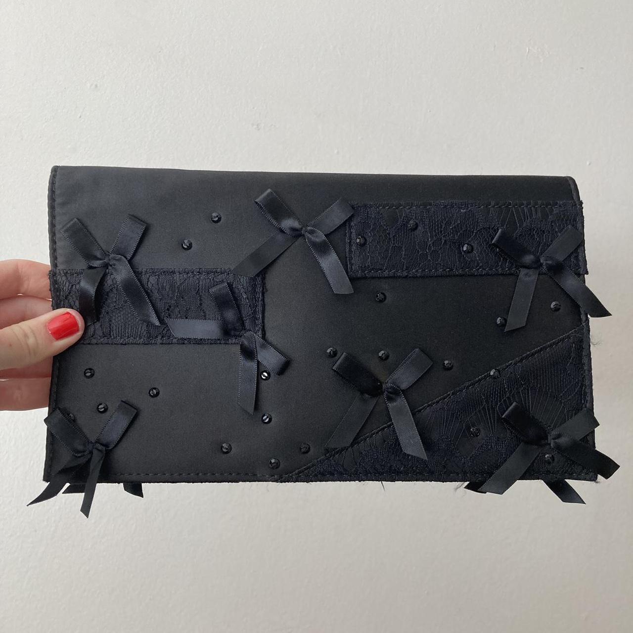 Black Bow Purse Clutch Brand Prabal Gurung from Depop