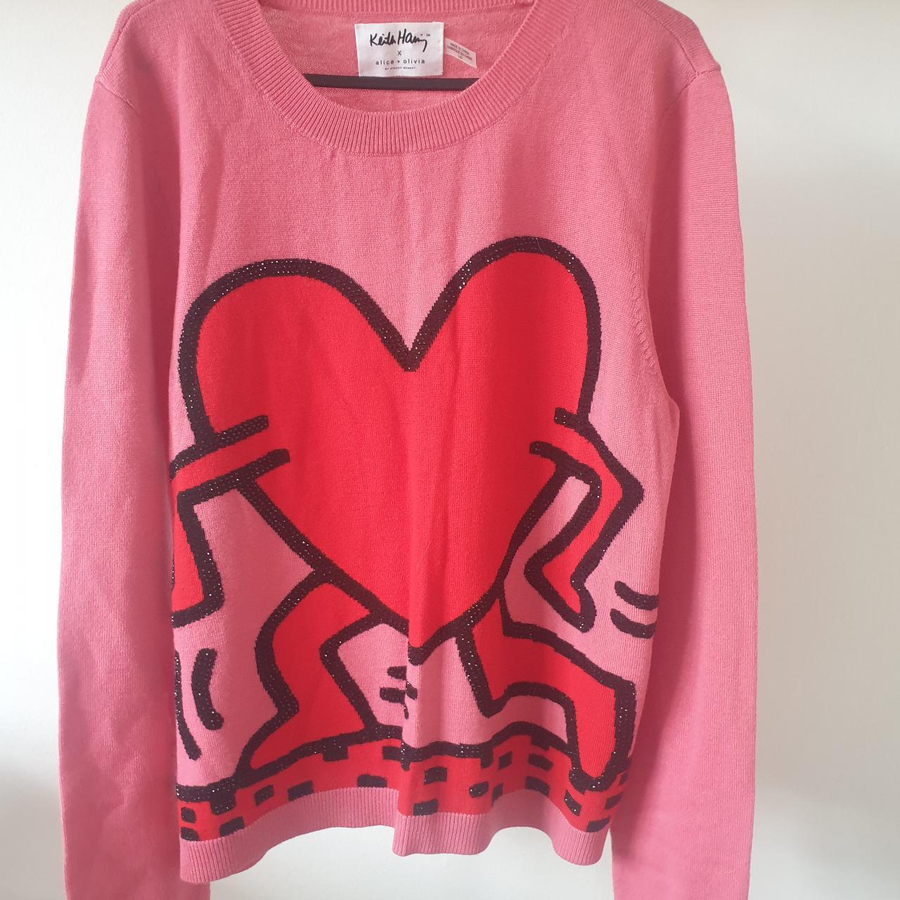 Alice and olivia heart sweater hotsell