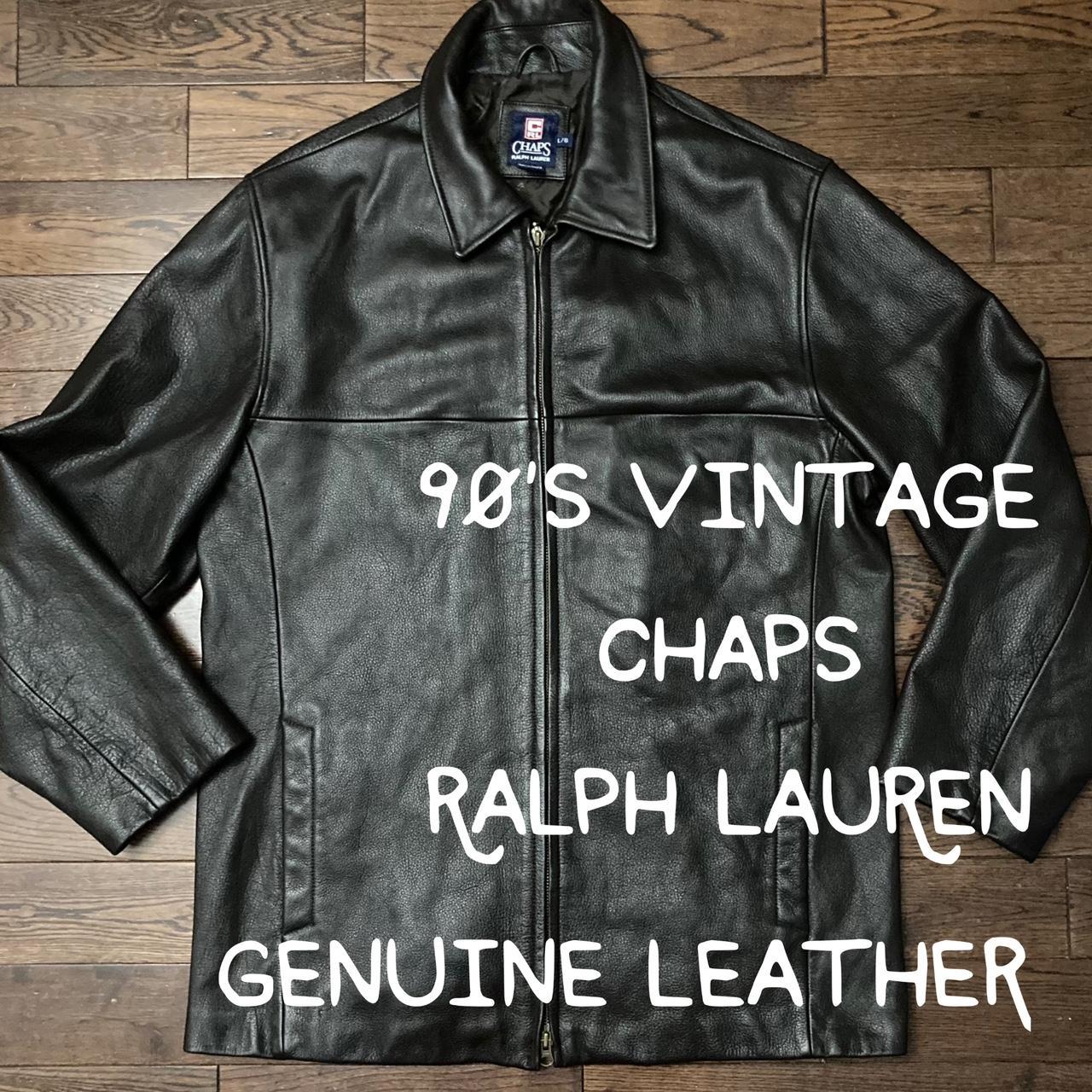 Chaps ralph clearance lauren leather jacket