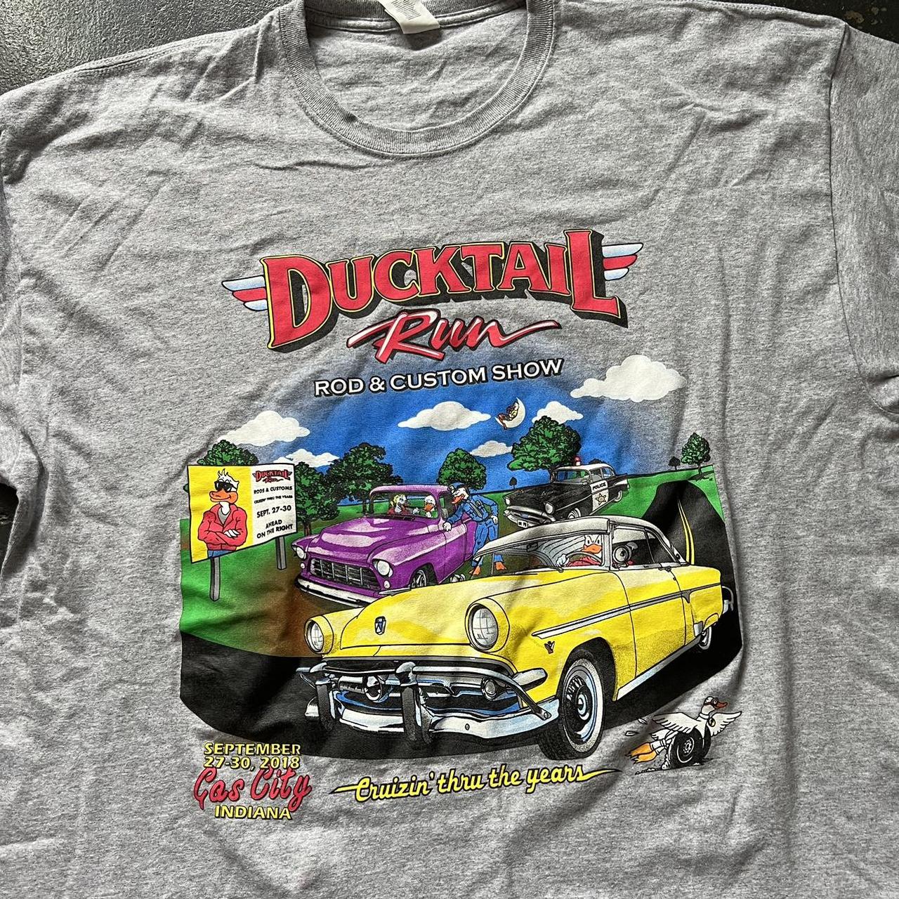 Ducktail Hot Rod Vintage TShirt Great Condition... - Depop