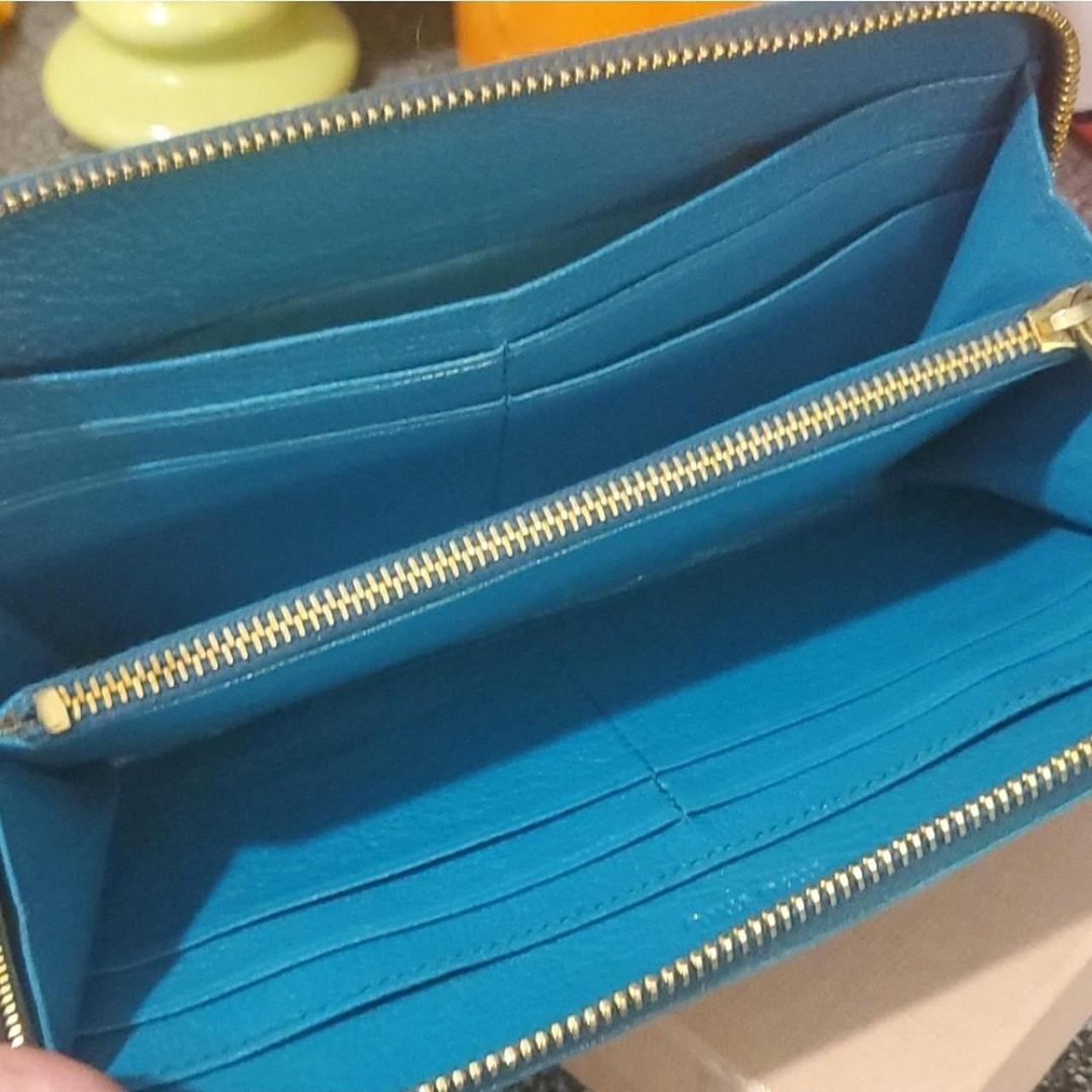 Miu Miu Women's Wallet - Blue – Miu Miu Wallet In… - image 5