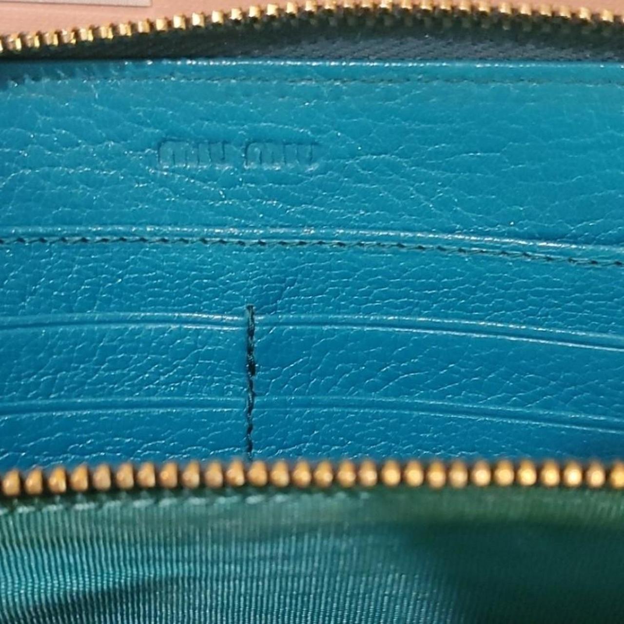 Miu Miu Women's Wallet - Blue – Miu Miu Wallet In… - image 6