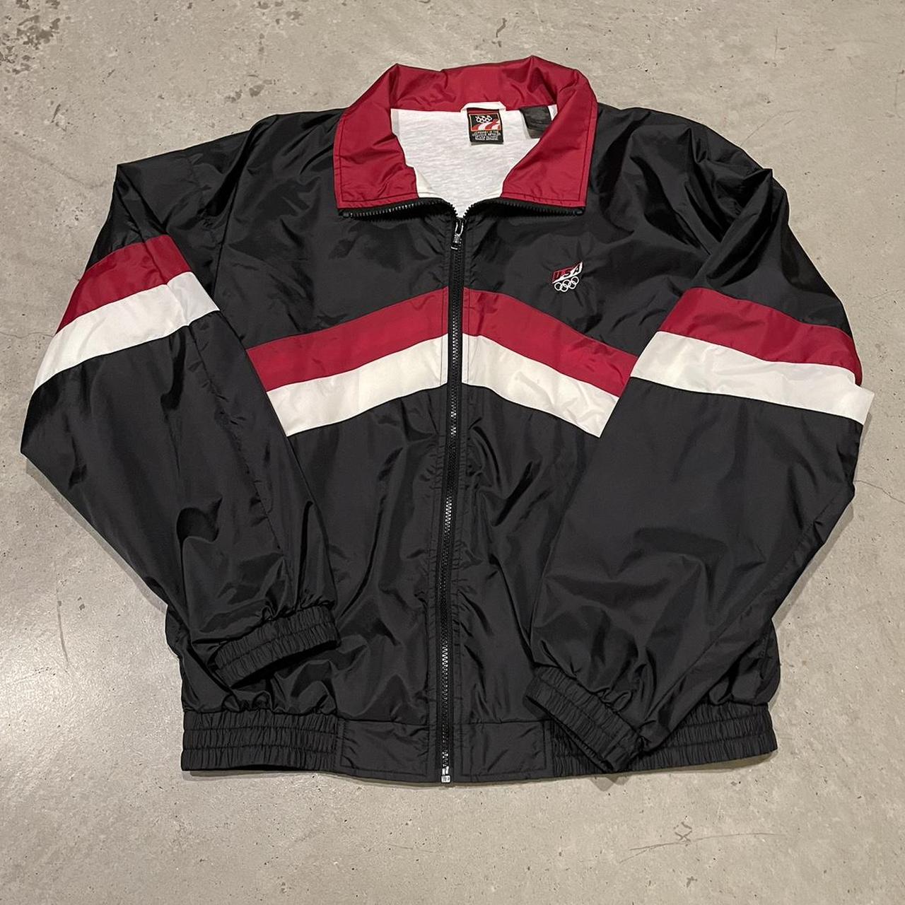 JCPenney Men's Black and Red Jacket Depop