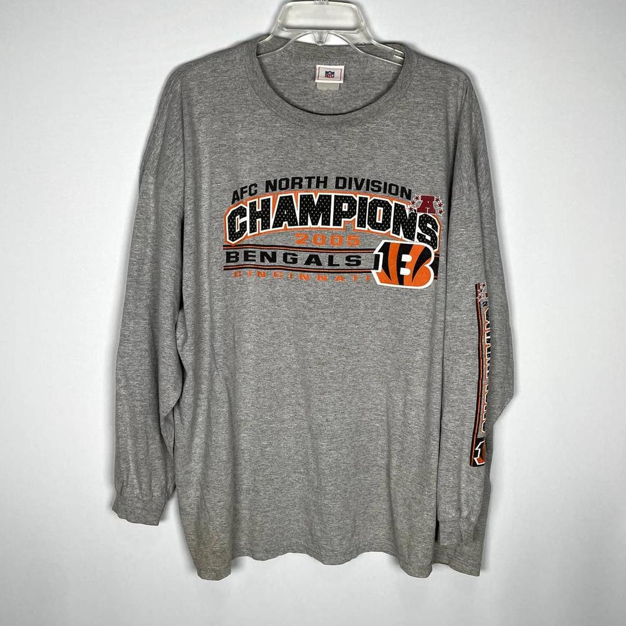 NFL 2005 division champions Bengals long sleeve shirt