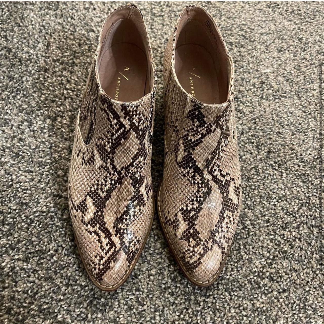 Anthropologie Marion Python Ankle outlet Bootie