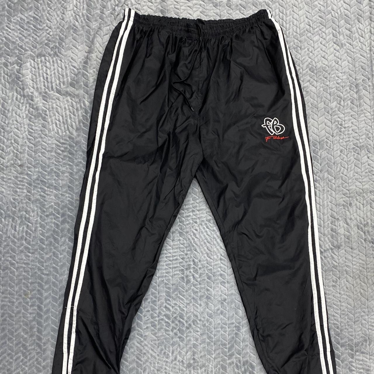 FUBU Nylon Joggers / Parachute Pants (windbreaker... - Depop