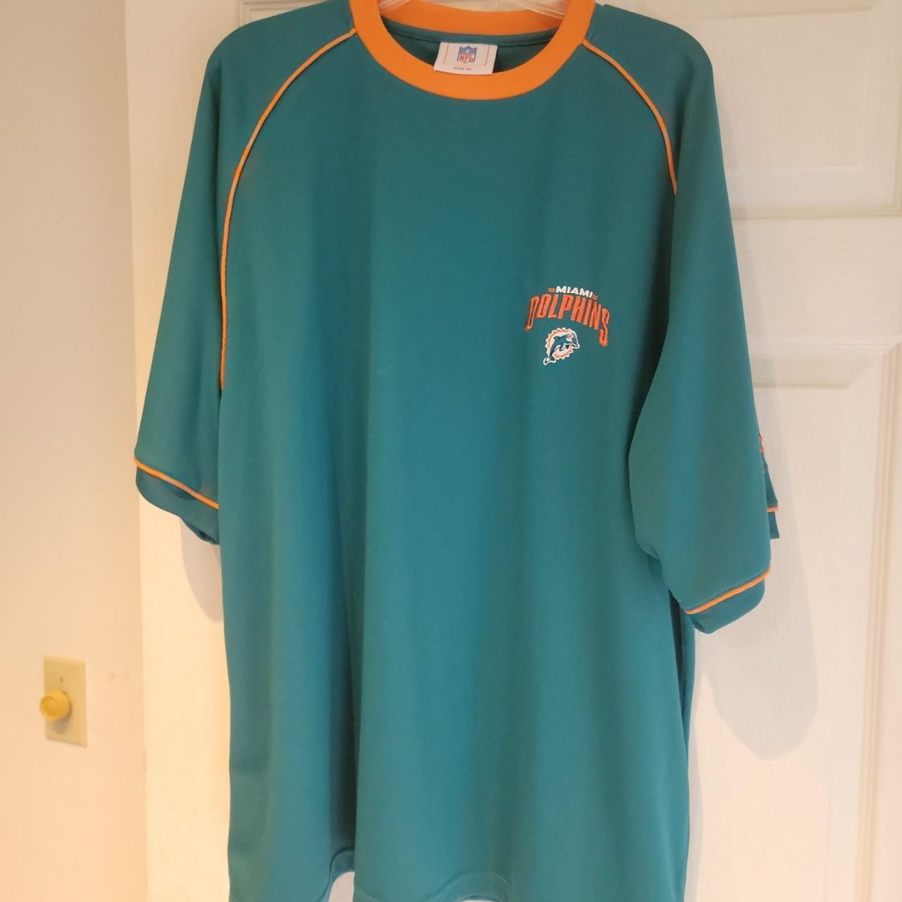 Vintage Y2K Miami Dolphins Hoodie Size: Large - Depop