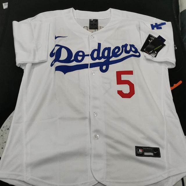 Grey Freddie Freeman Los Angeles Dodgers Jersey - Depop