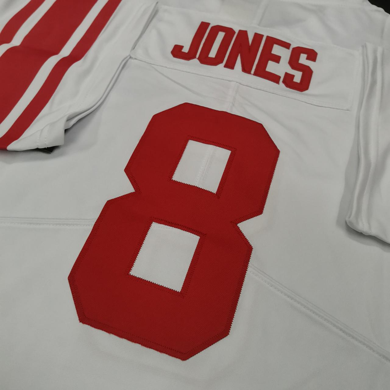 Nike Men's New York Giants Daniel Jones #8 White Game Jersey