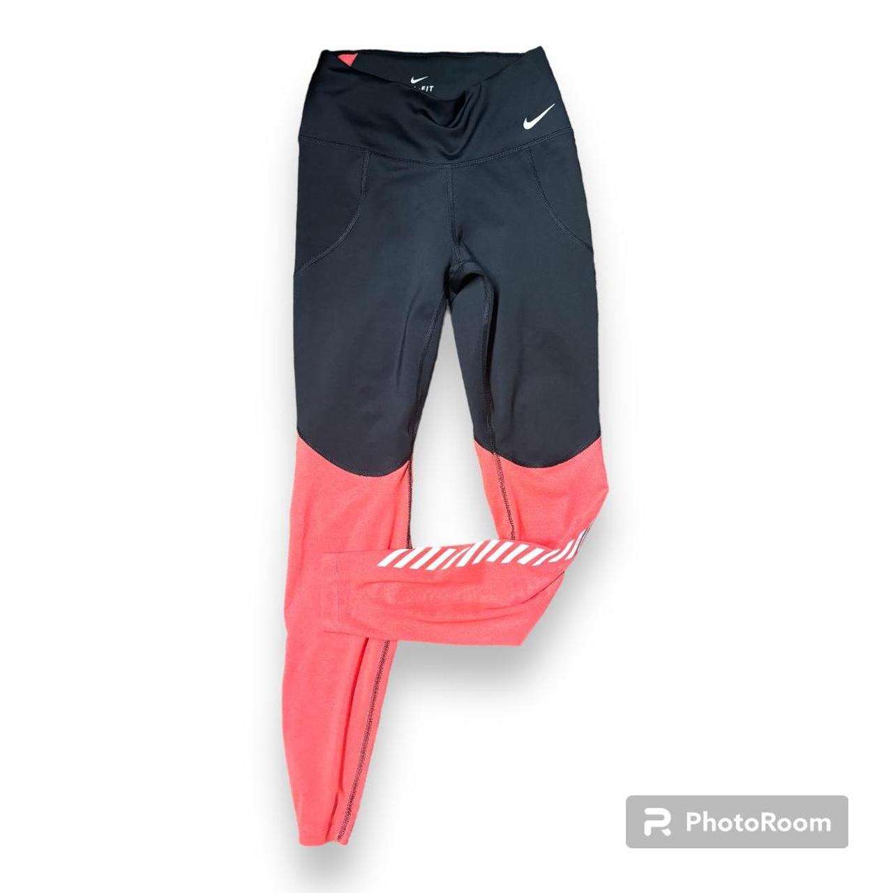 nike leggings color block