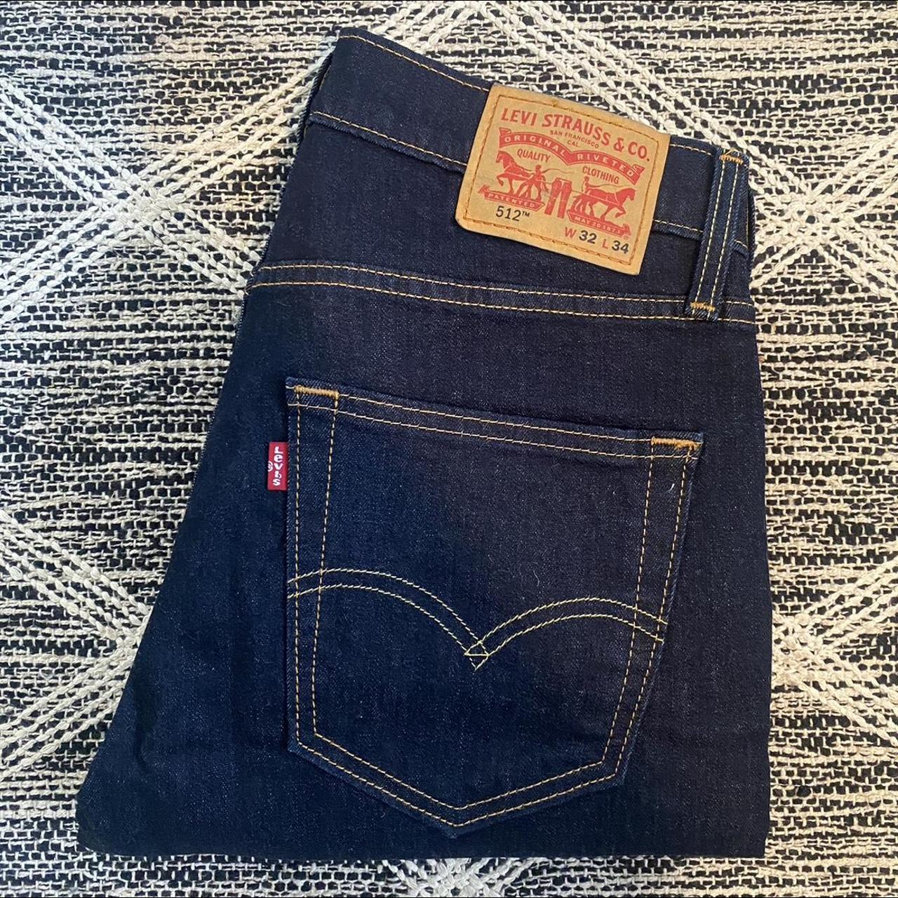 Levis 512 34 32 hot sale