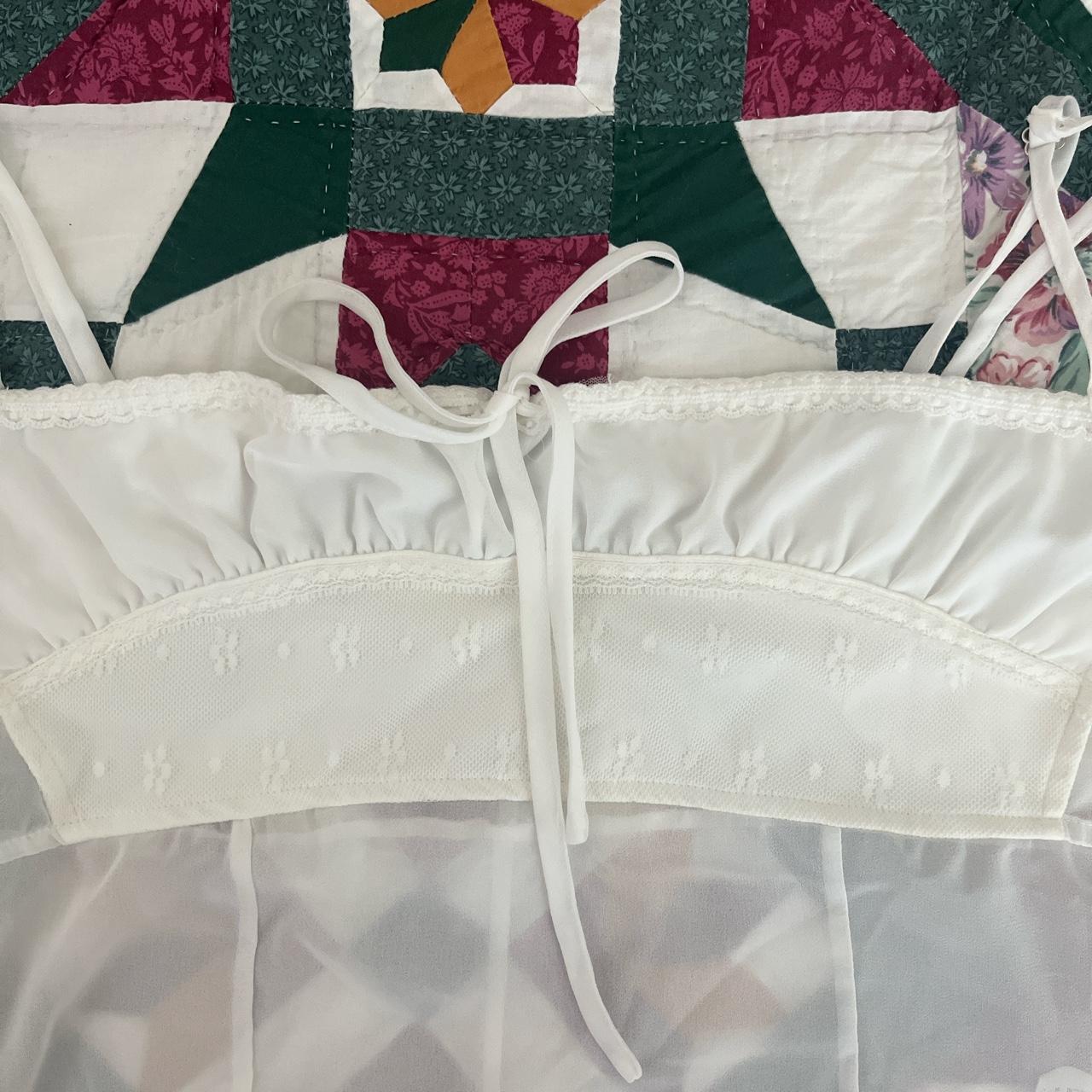 REPOP! Knockoff Unif lace white cami top Fits... Depop