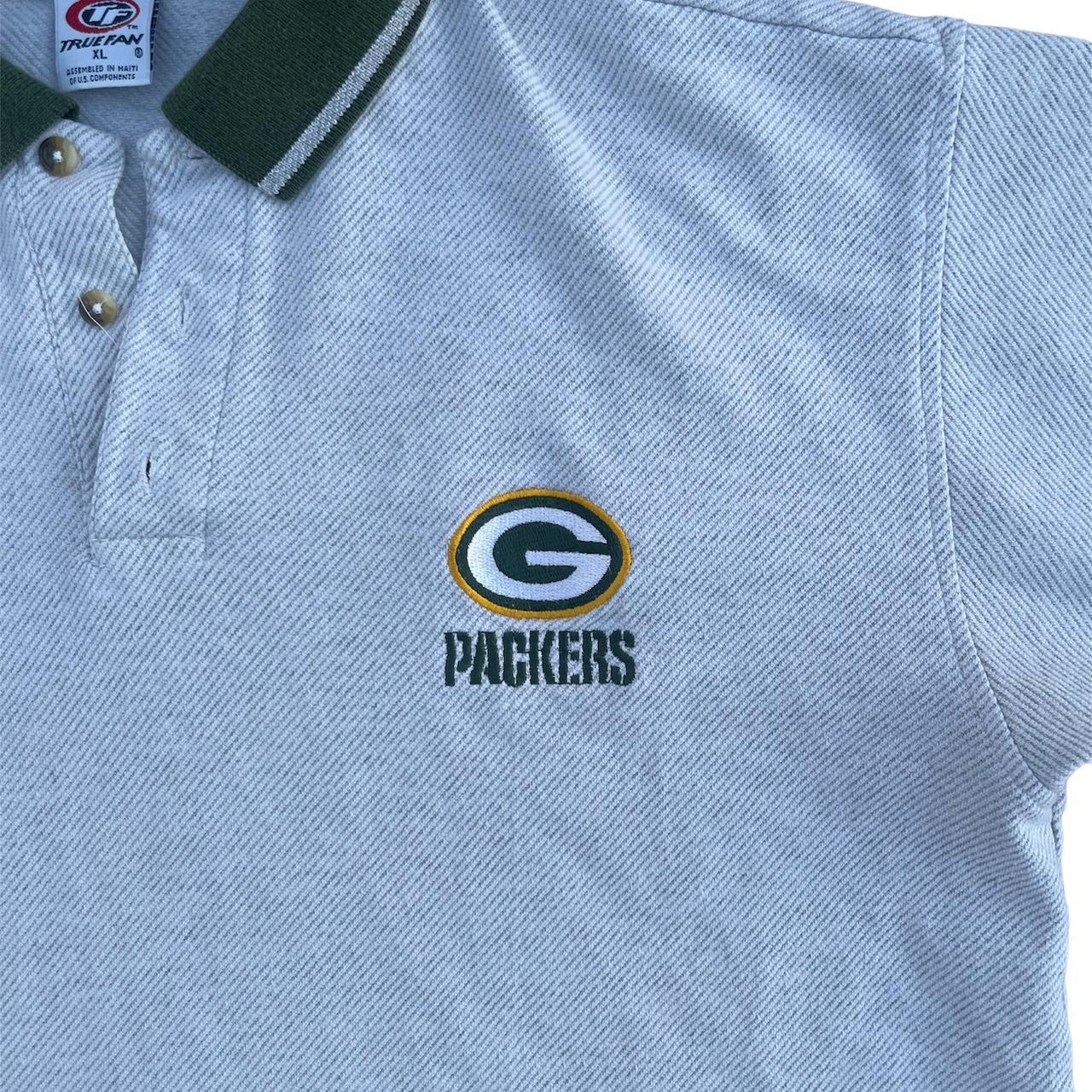 Y2K Green Bay Packers Football Polo Shirt 