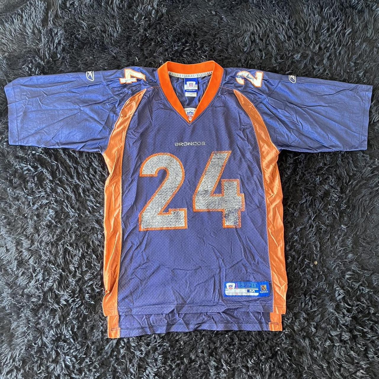 Vintage Champ Bailey Denver Broncos Football Jersey - Depop