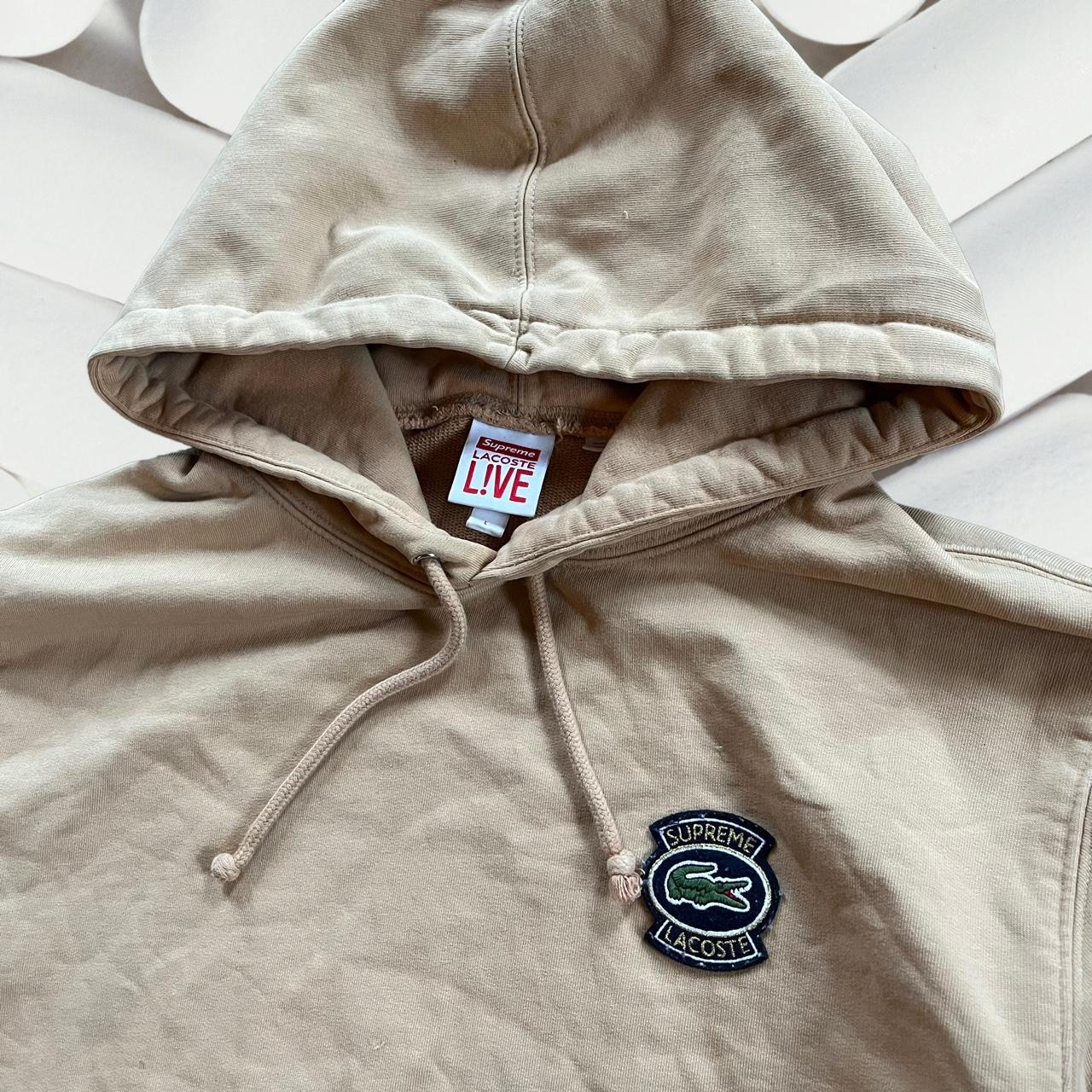 Hoodie deals supreme lacoste