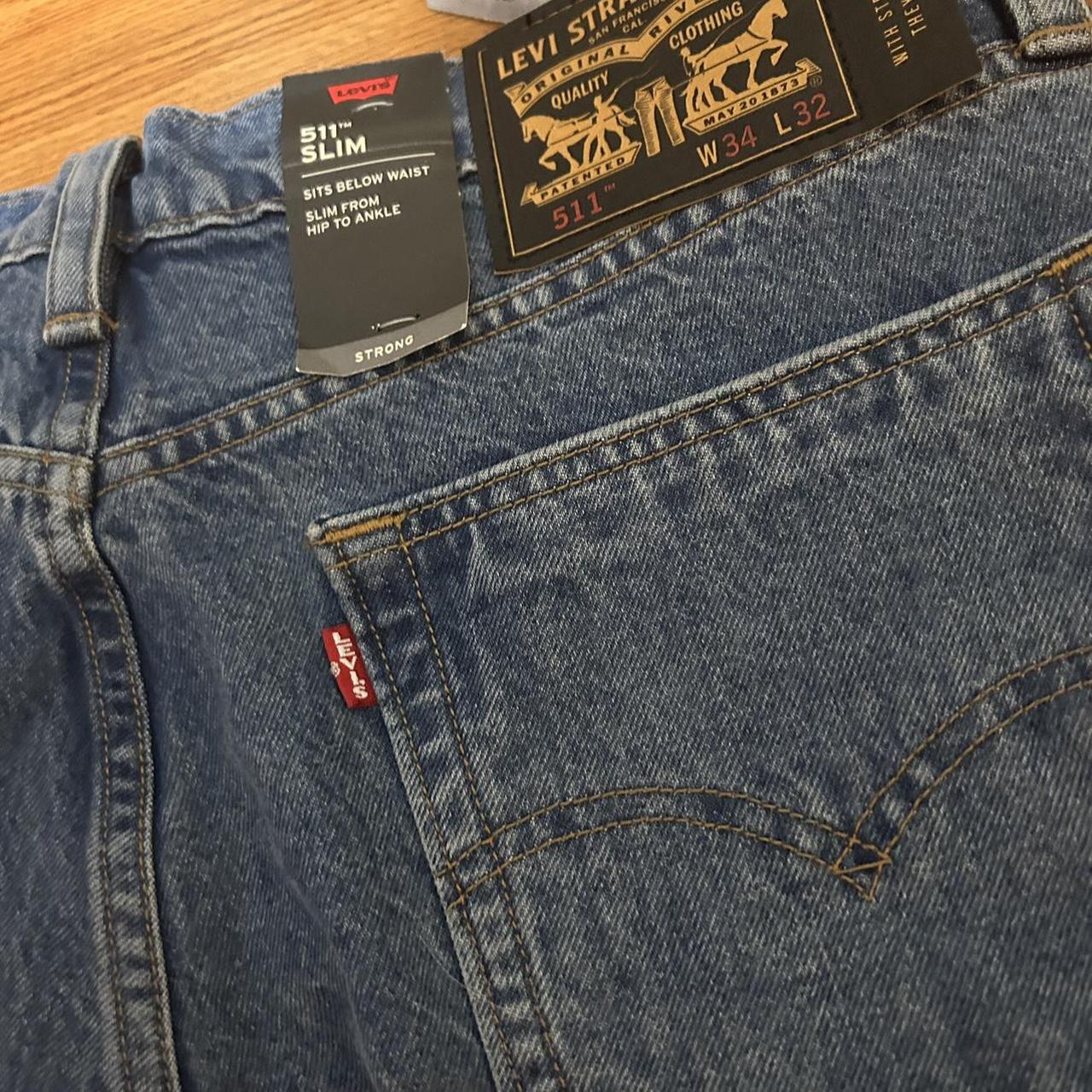 Levi's 511 red fashion jeans