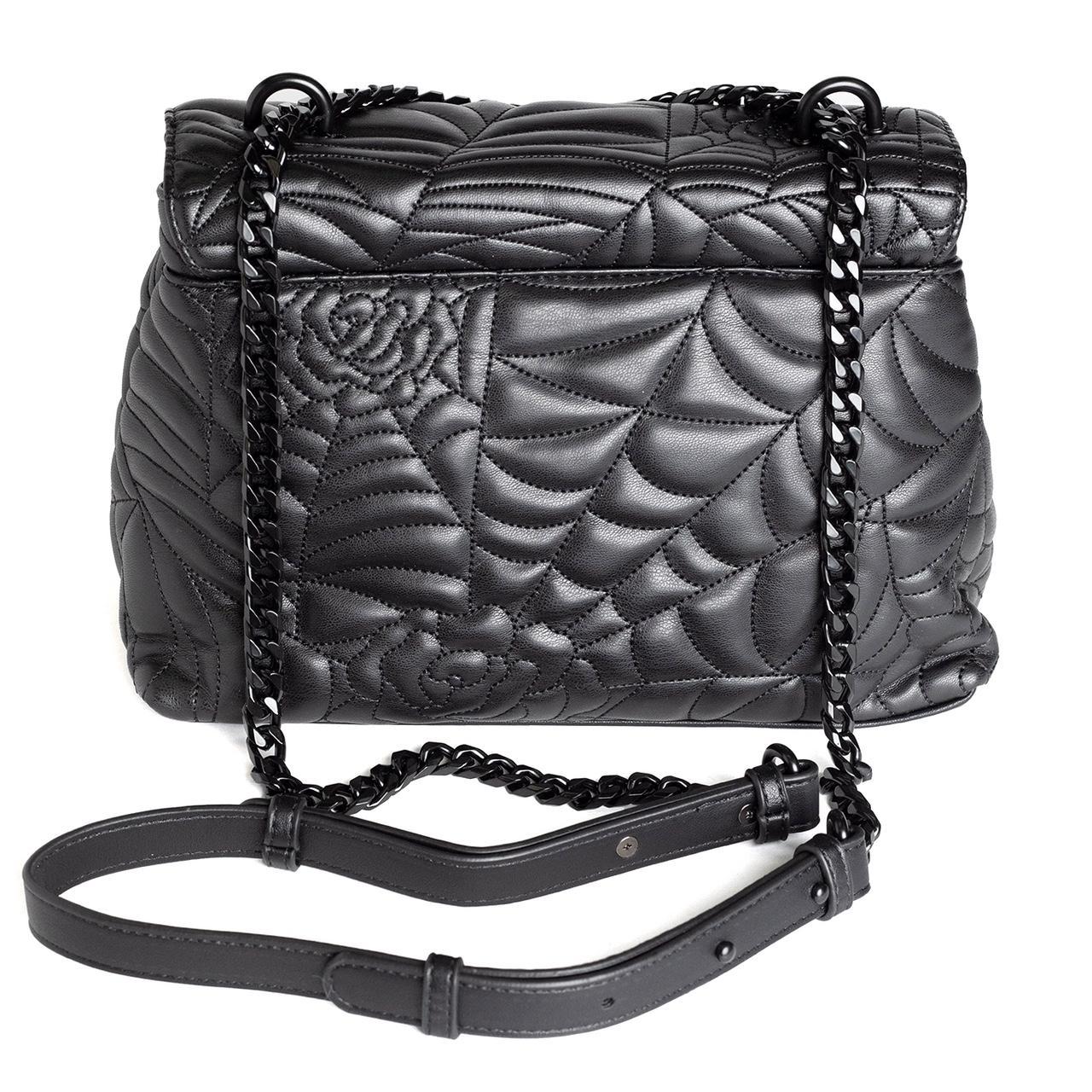 Blackcraft Cult Charlotte hot Quilted Spider Web Shoulder Bag