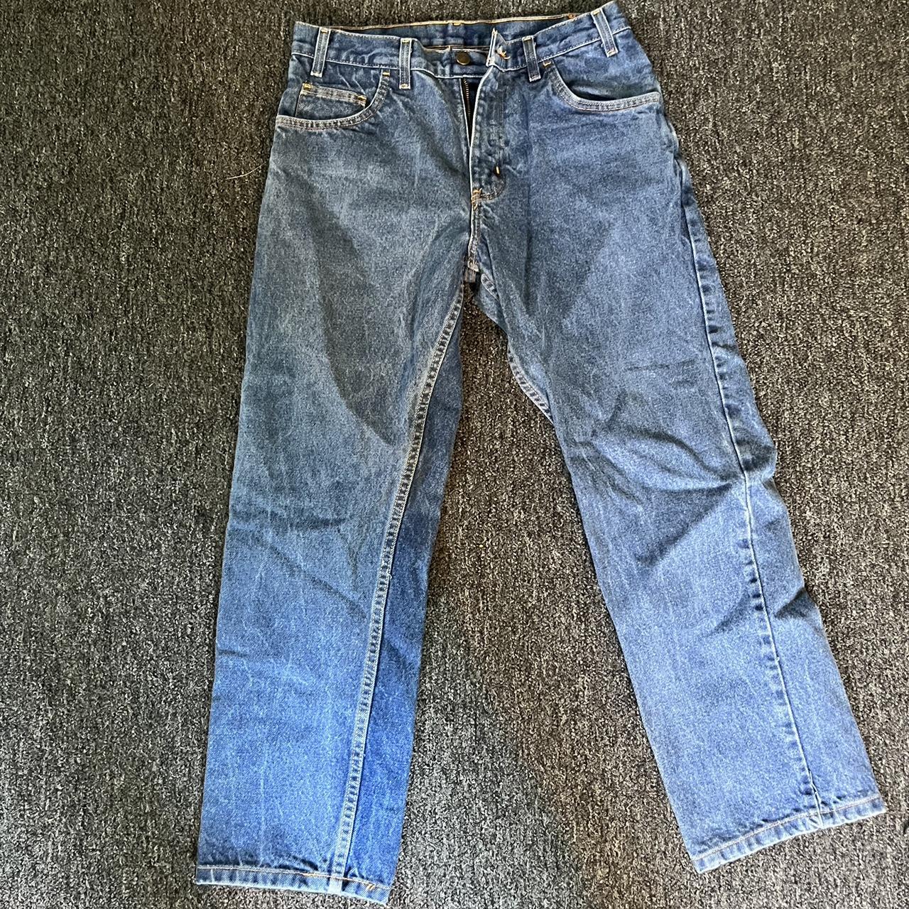 Aramark baggy jeans Waist -32 Inseam -30... - Depop