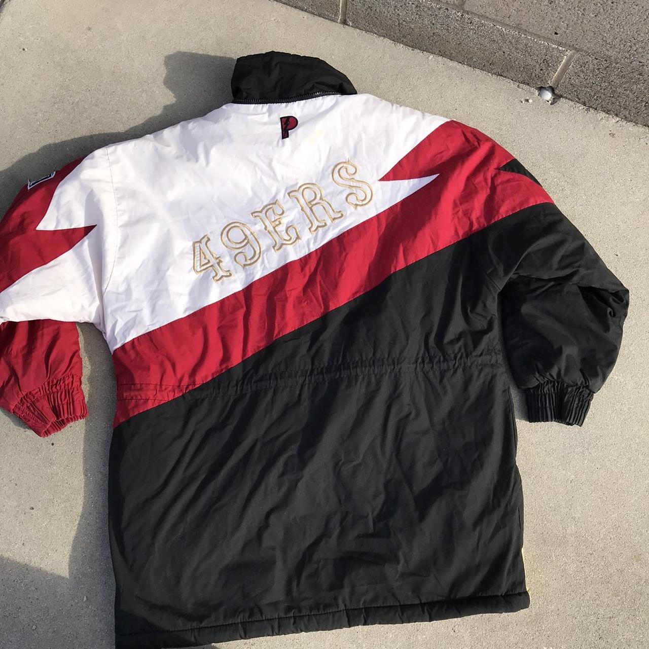 Vintage 90's San Francisco 49ers Windbreaker Jacket - Depop