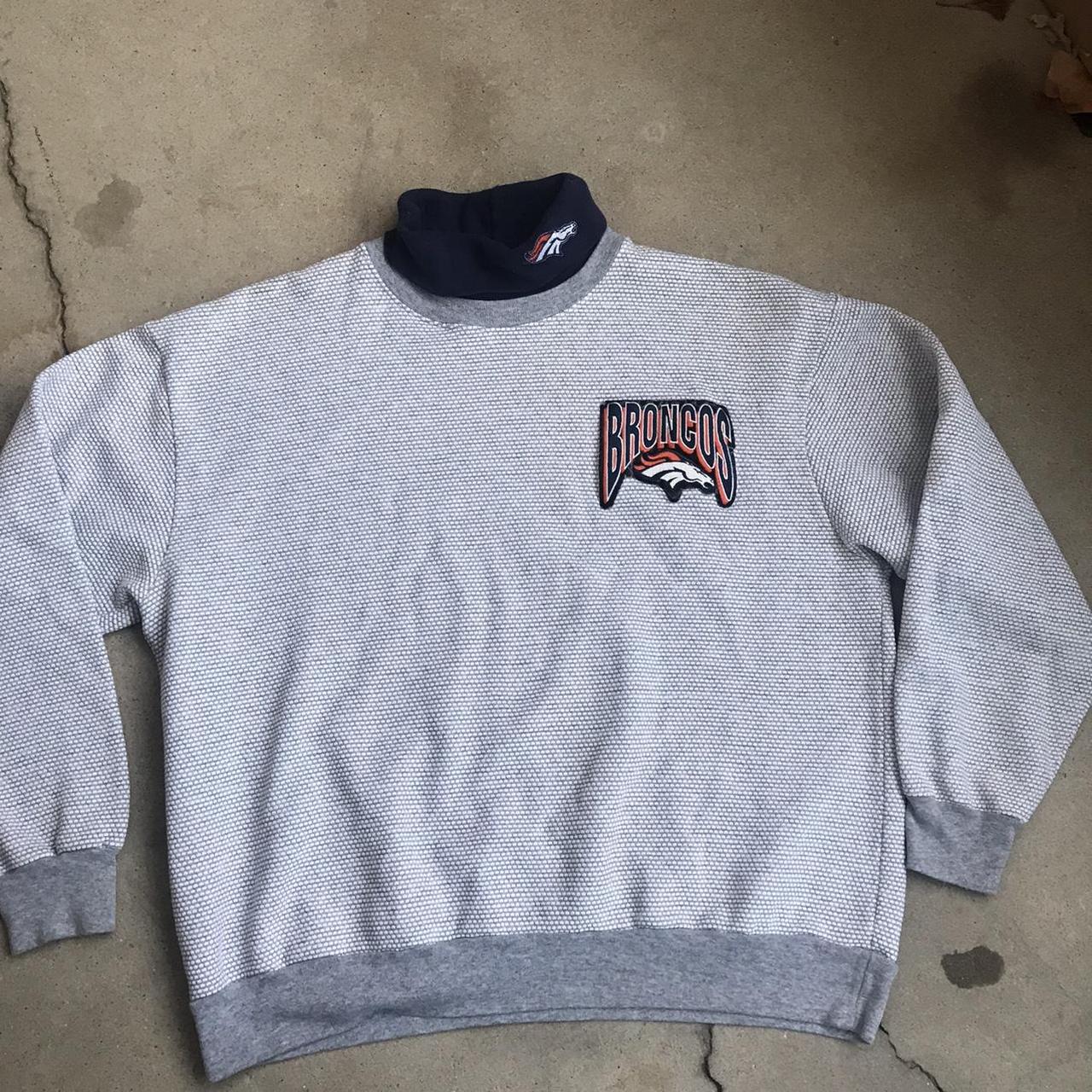 Denver Broncos Sweatshirt Men Large NFL Football Pullover Starter Vintage  90s